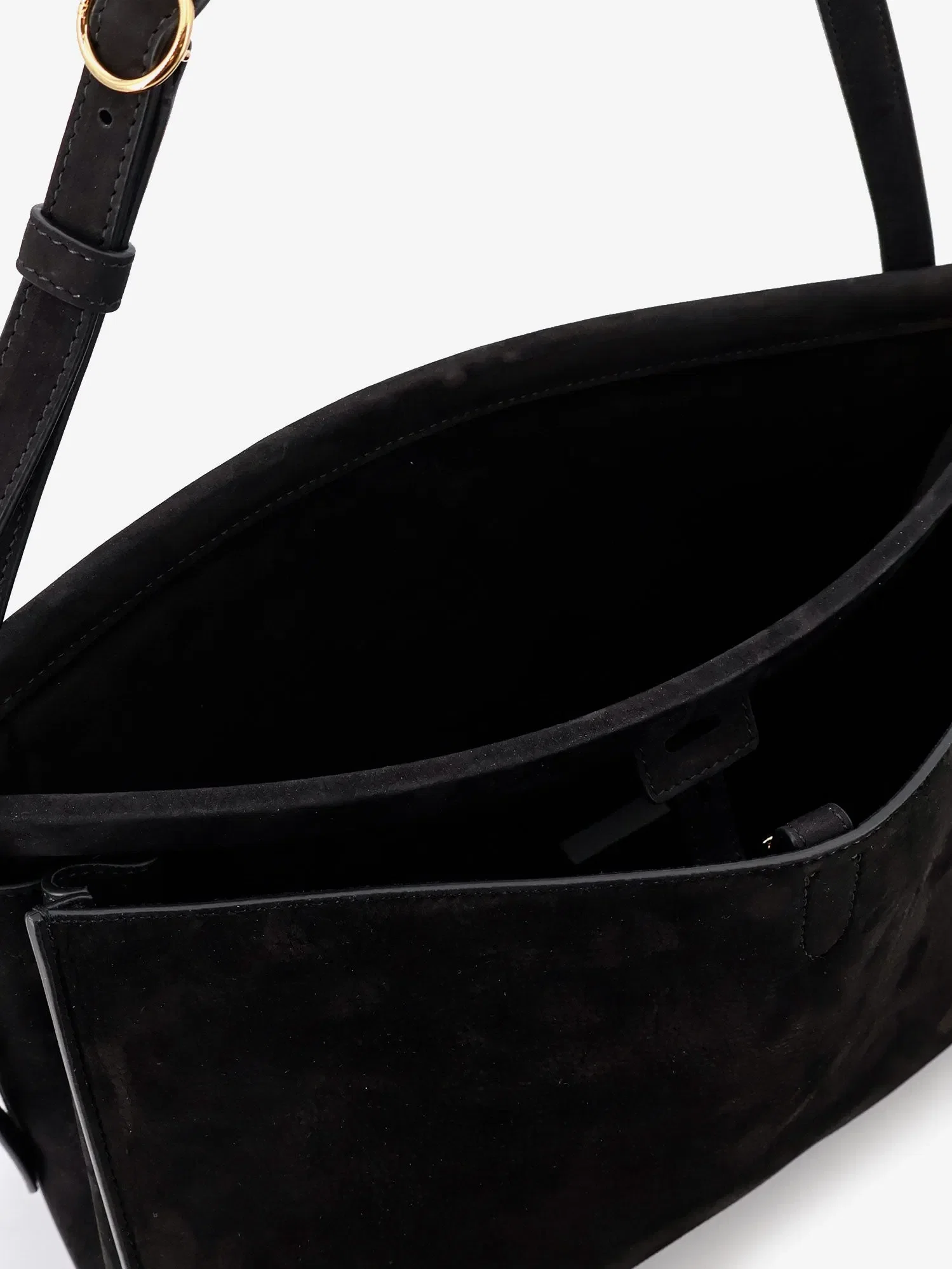 Alaia Le Click Pocket 35 nabuk shoulder bag