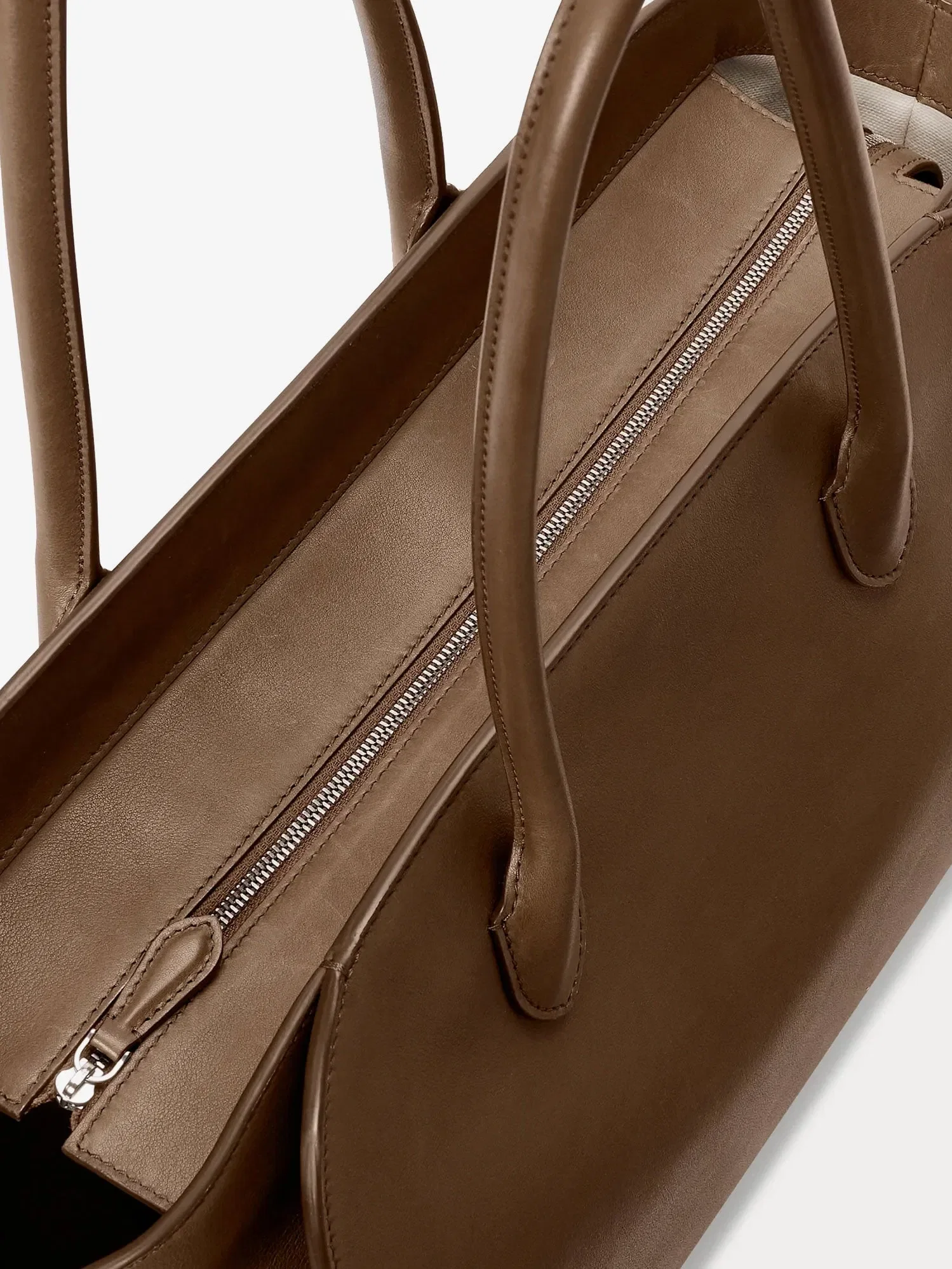 The Row Marlo 14 leather shoulder bag