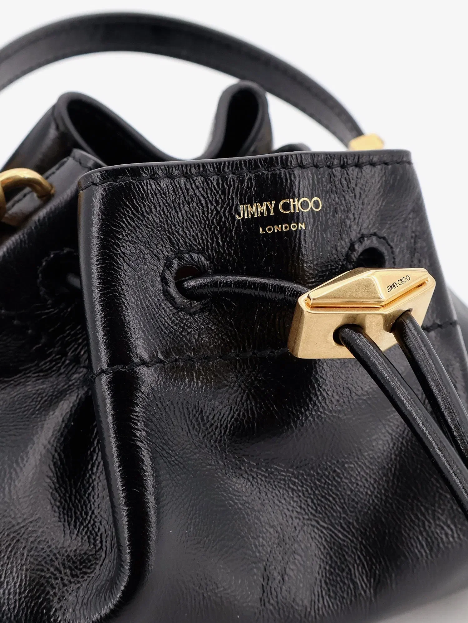 Jimmy Choo Cinch Small Leather Shoulder Bag