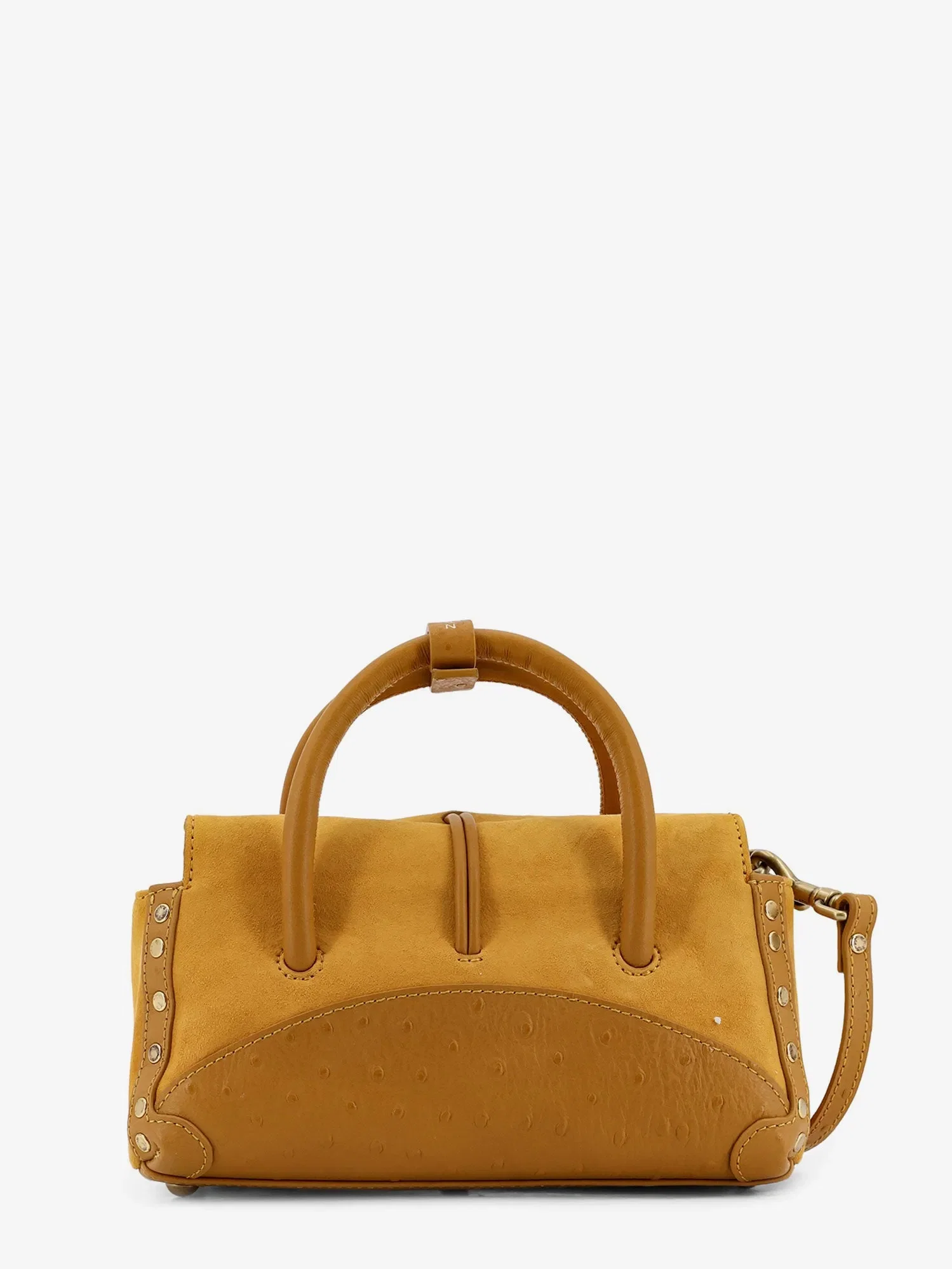 Zanellato Dotta baby suede crossbody bag