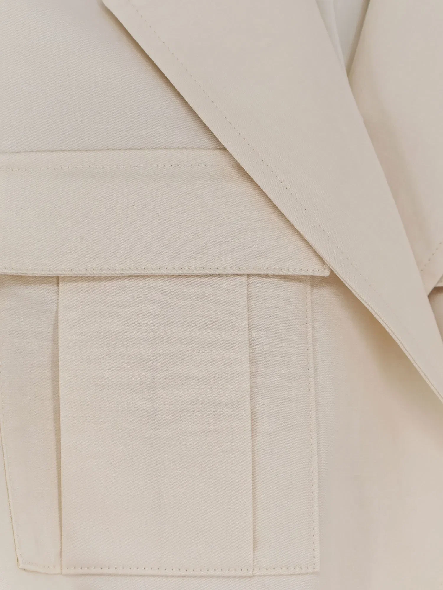JOSEPH Diafa sleeveless cotton and linen blazer