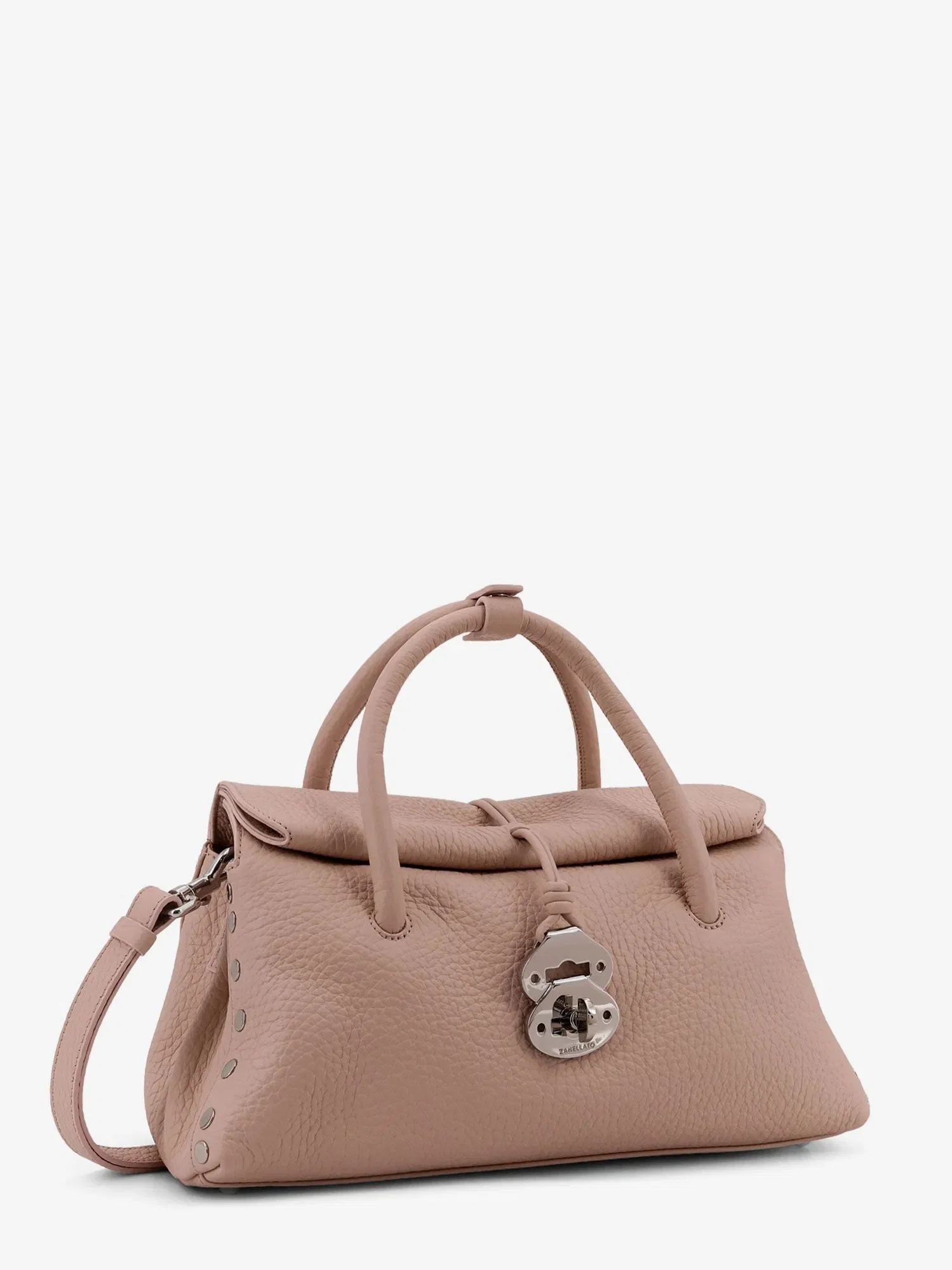 Zanellato Hammered leather Dotta® Small crossbody bag