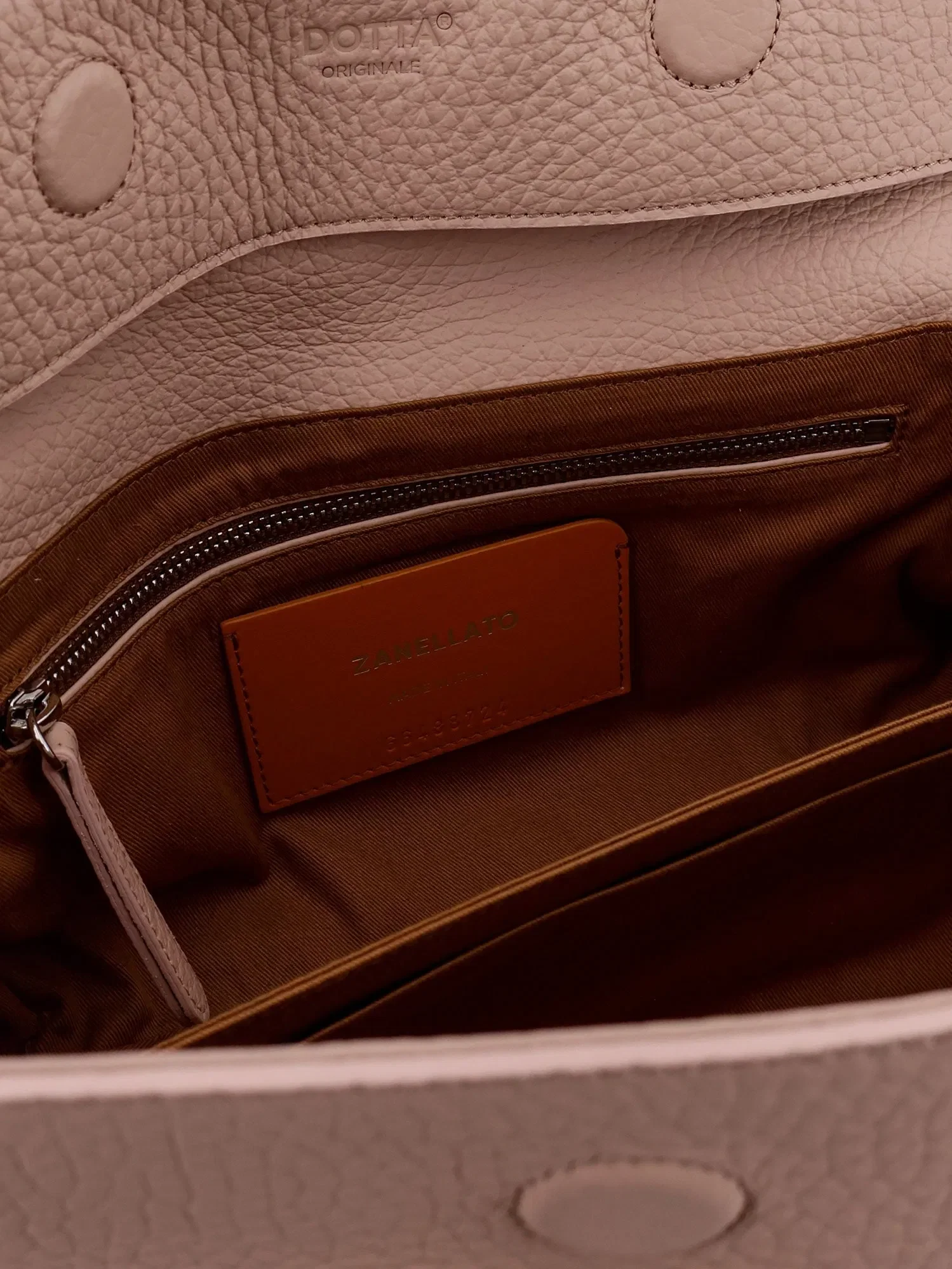 Zanellato Hammered leather Dotta® Small crossbody bag