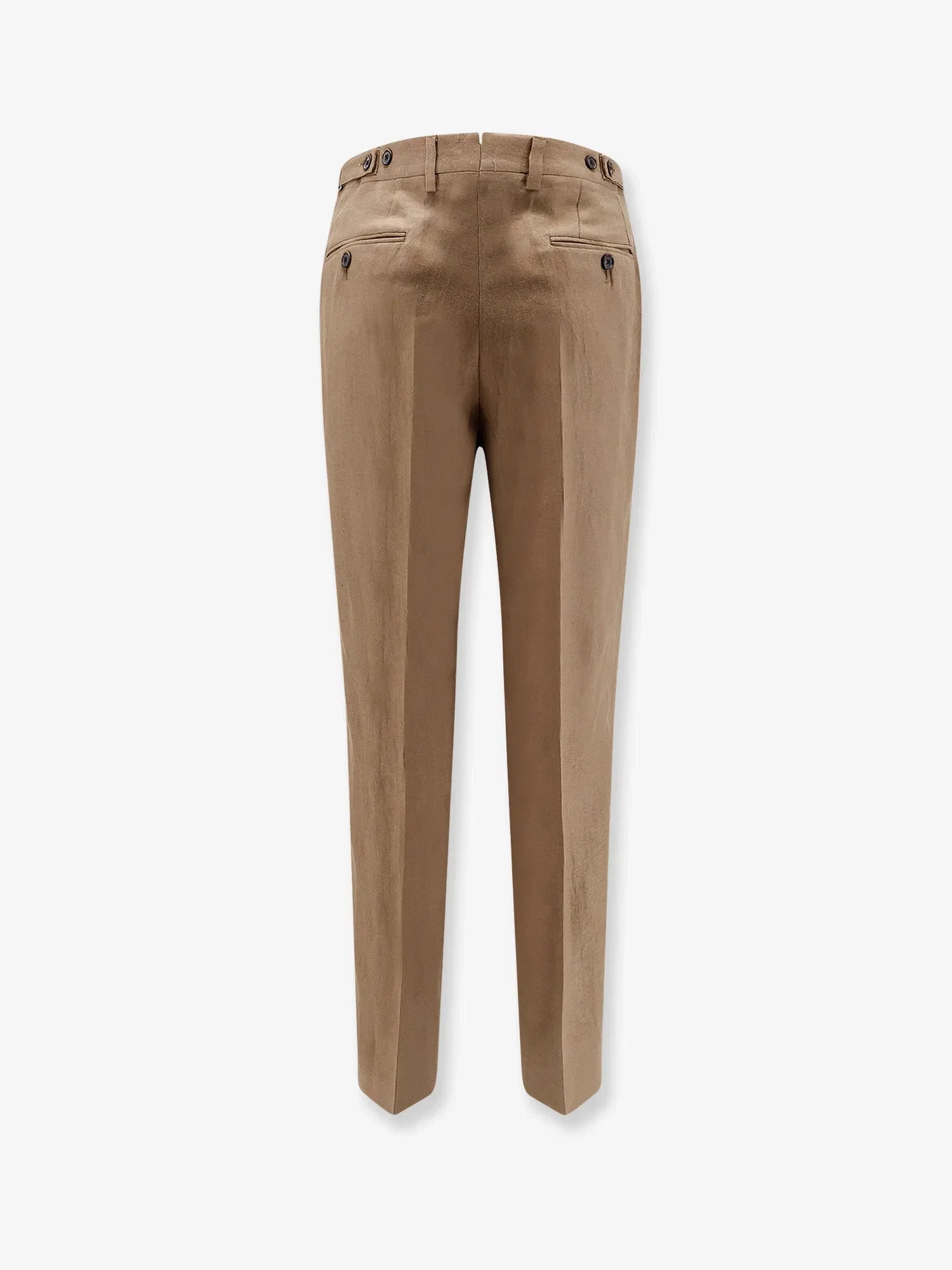 Corneliani Regular linen trousers