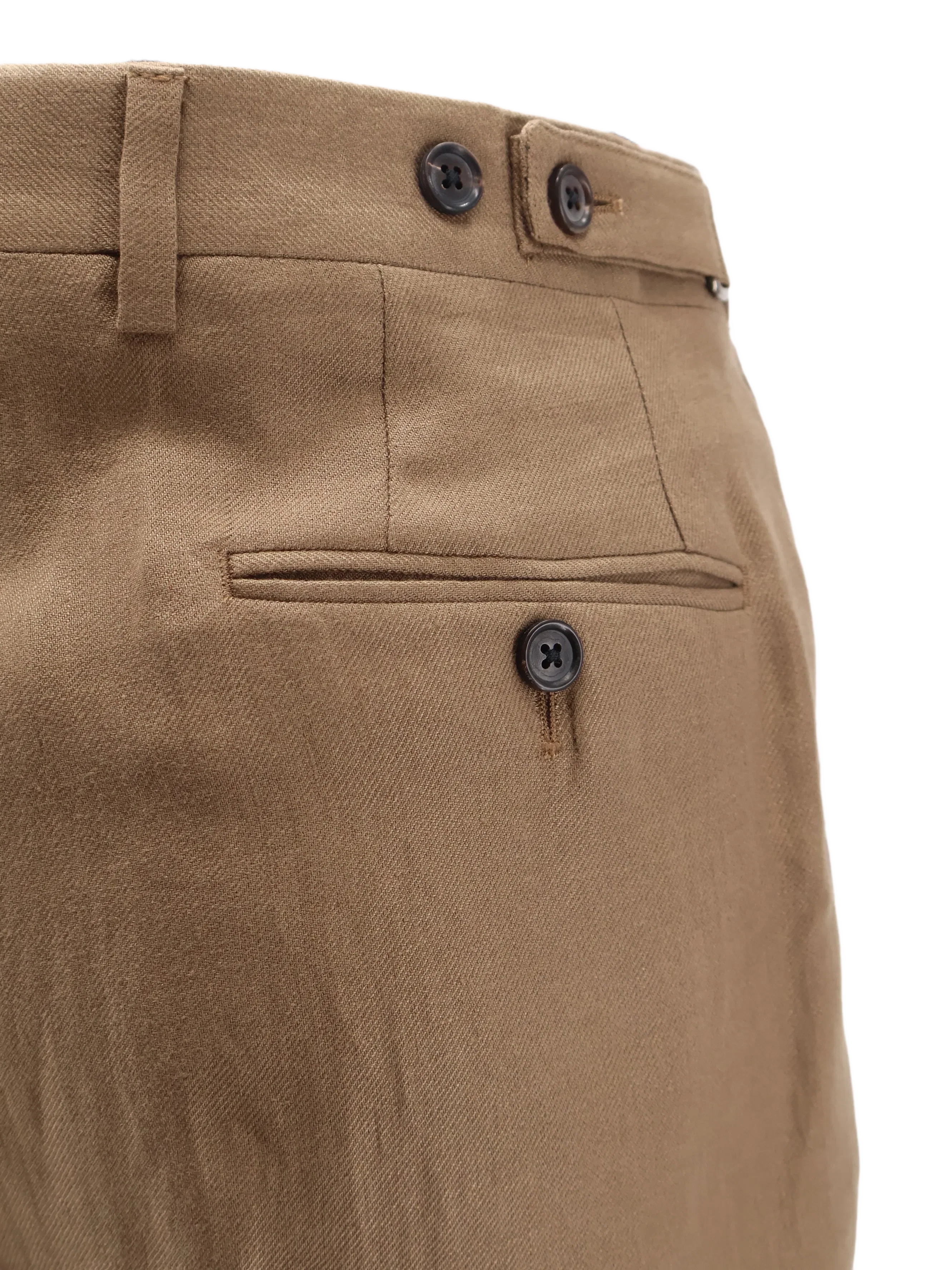 Corneliani Regular linen trousers