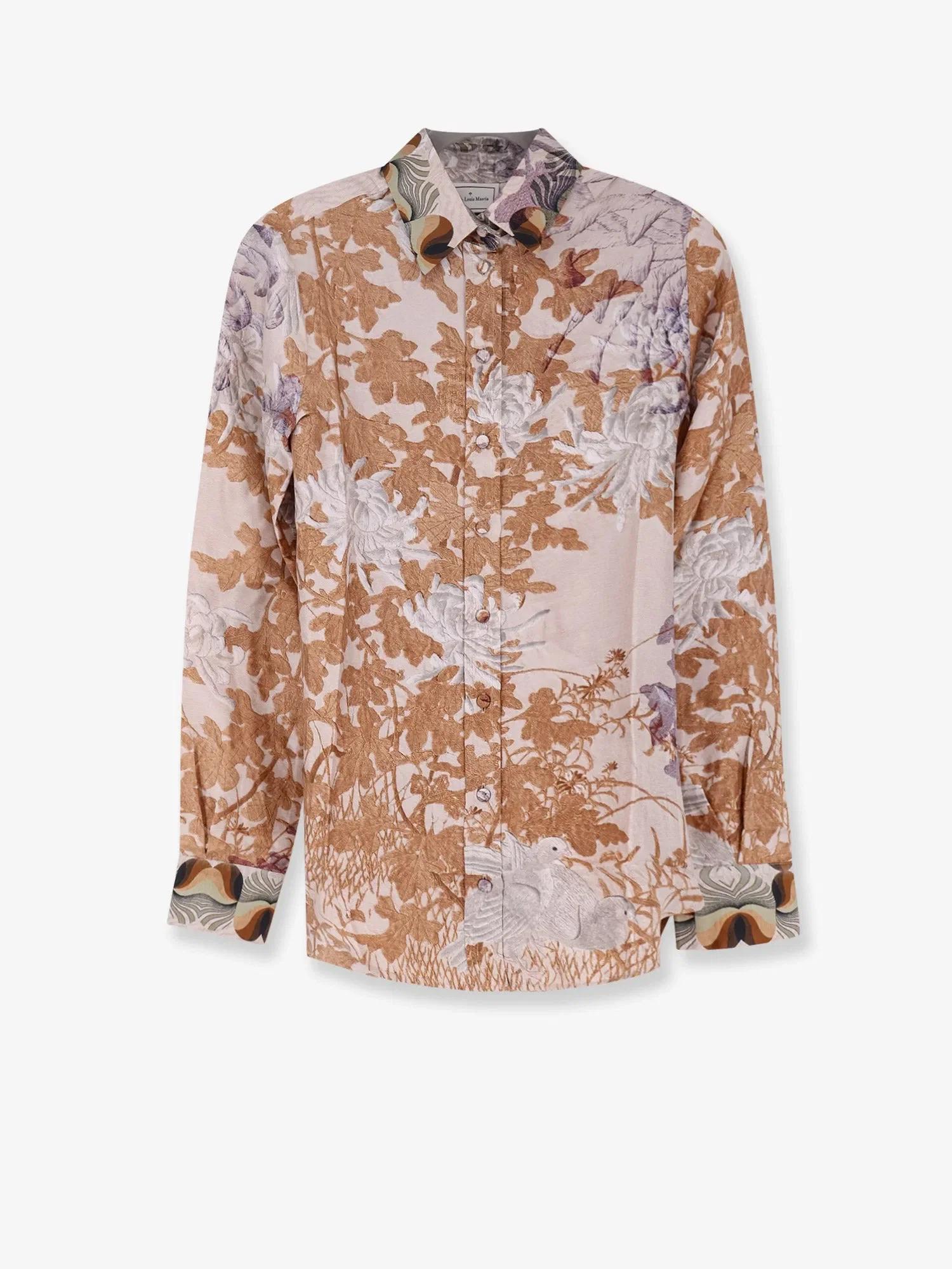 Pierre-Louis Mascia Aloe silk shirt
