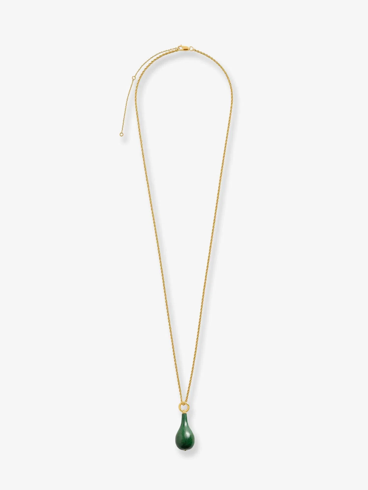 TOTEME Medium jade drop necklace