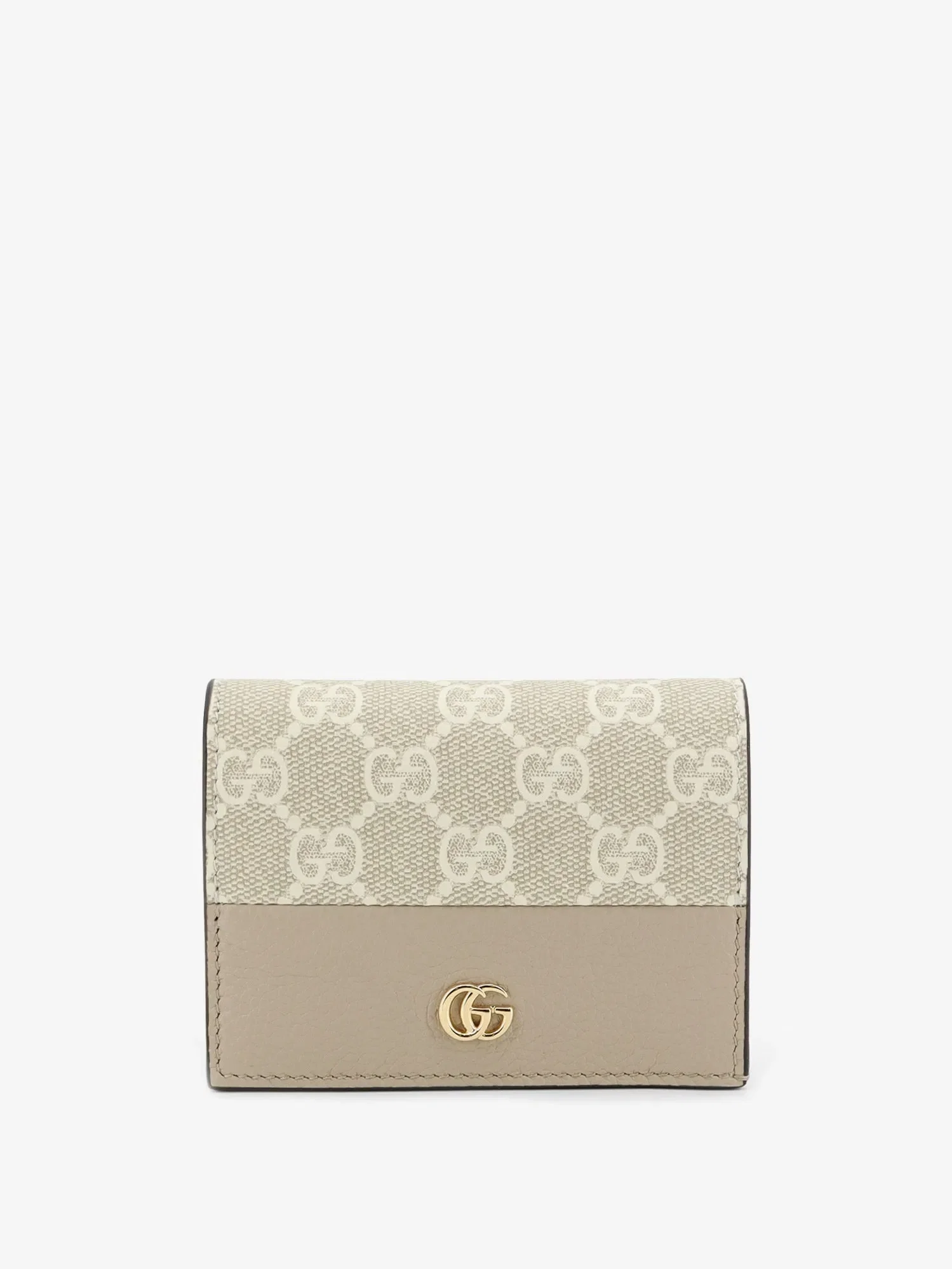 Gucci GG Marmont bicolor leather wallet