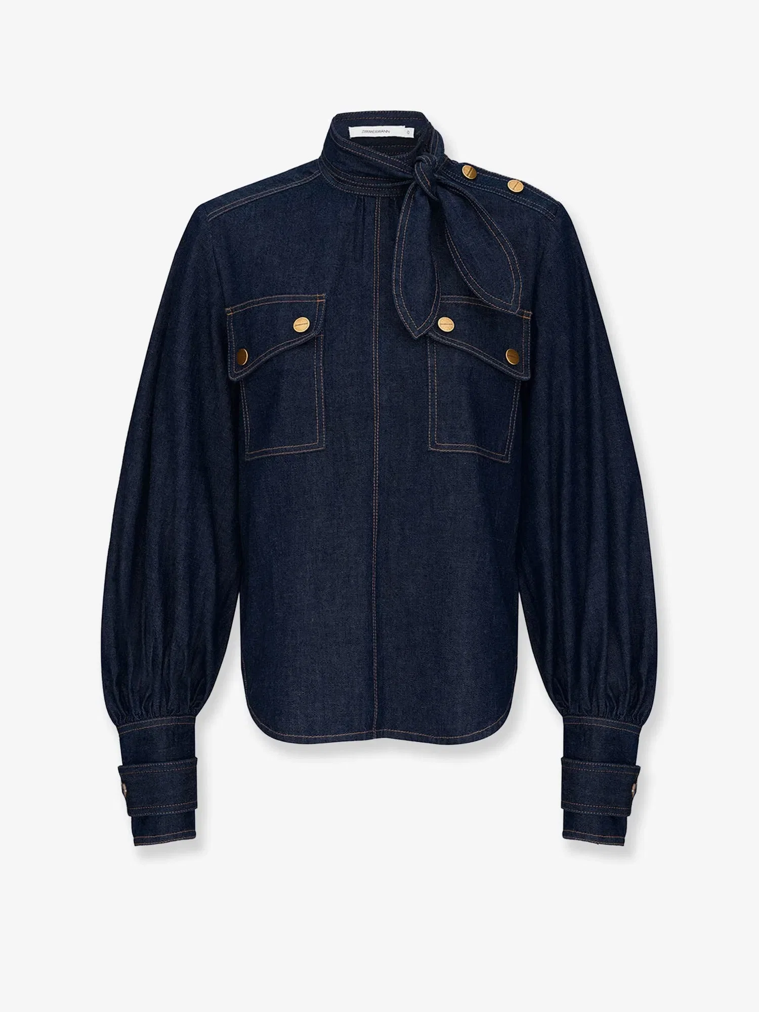 ZIMMERMANN Cargo denim shirt