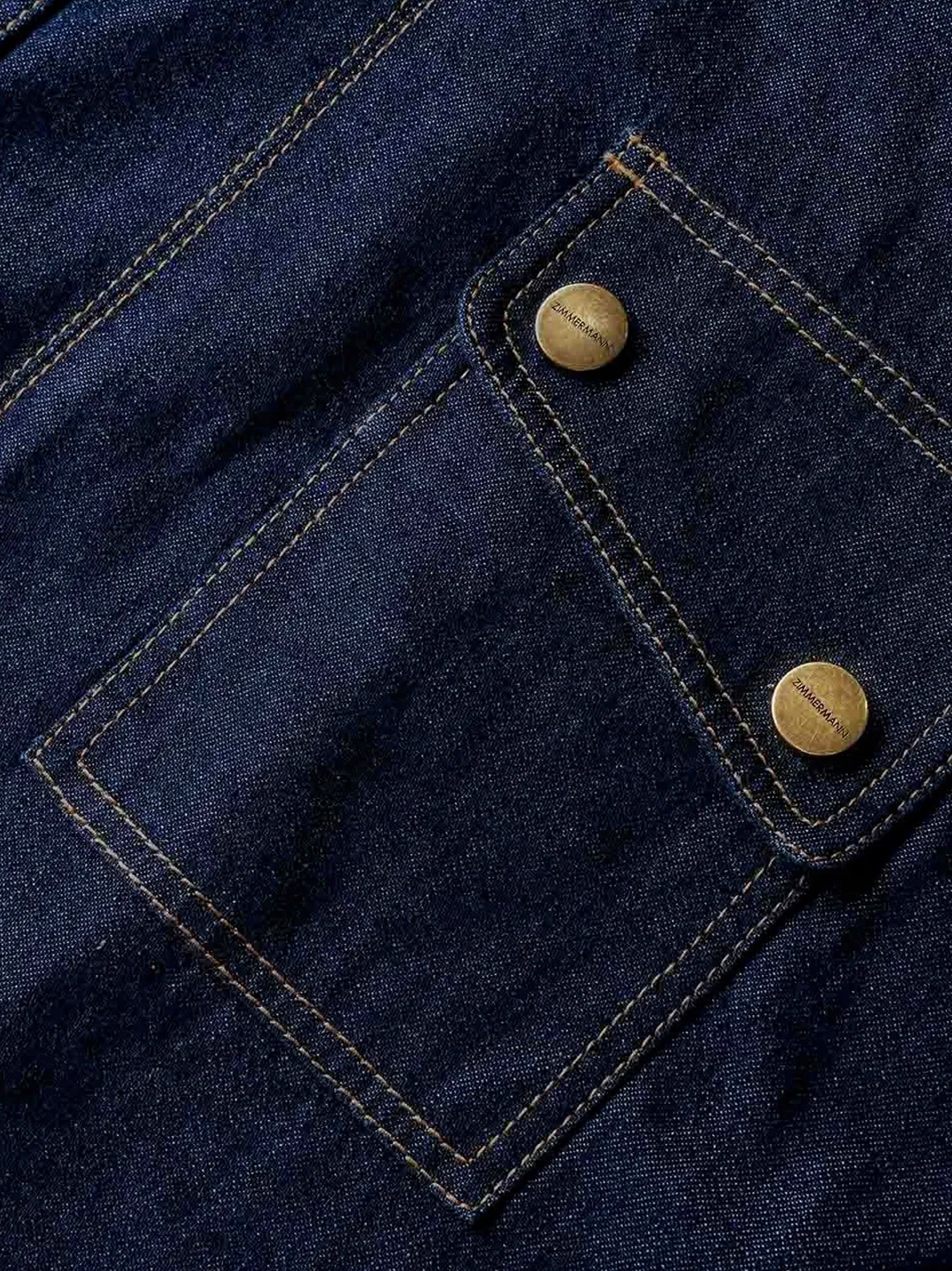 ZIMMERMANN Cargo denim shirt