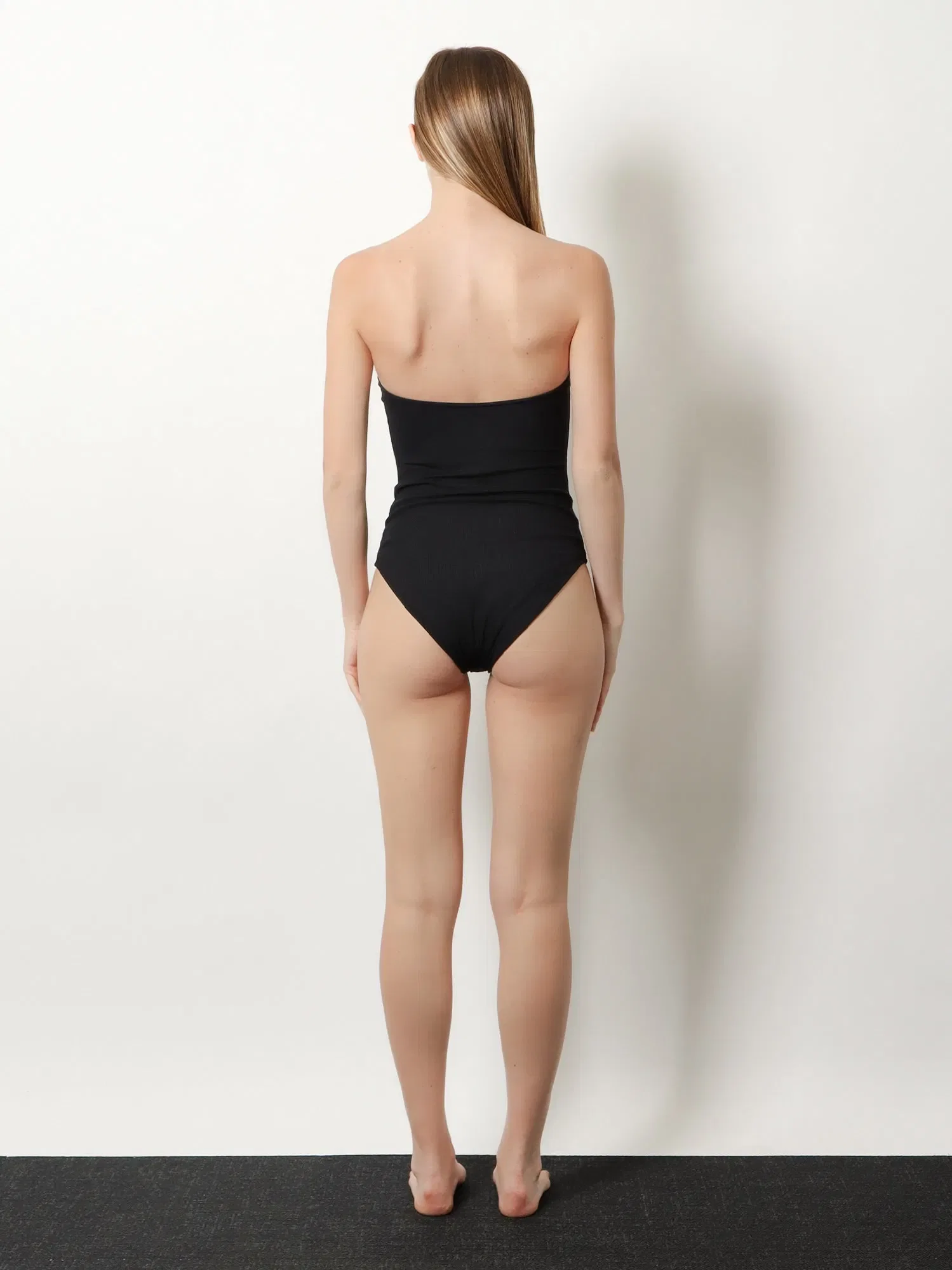 TOTEME One-piece swimsuit with ribbed knit