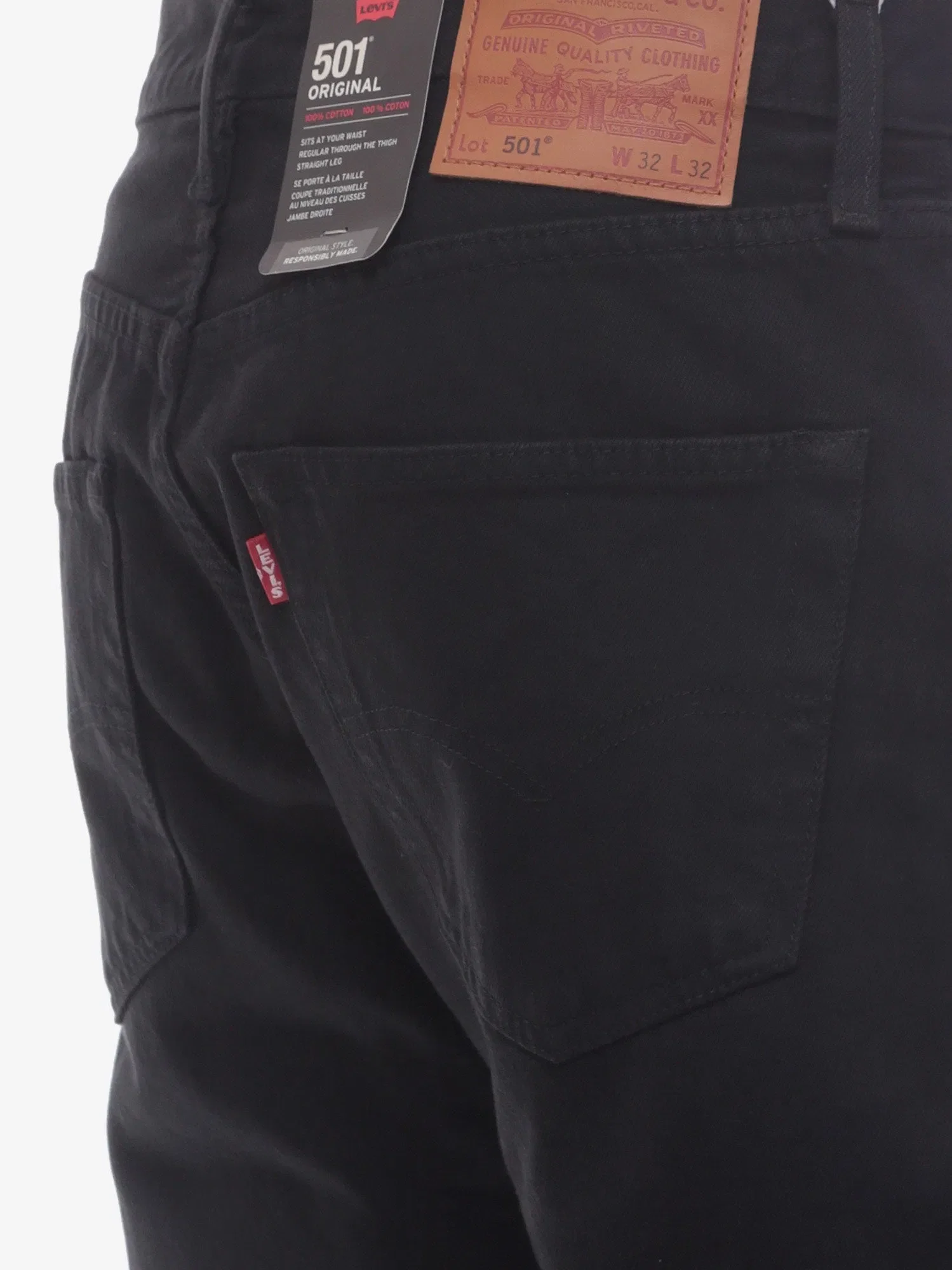 Levi's 501 Original black denim jeans