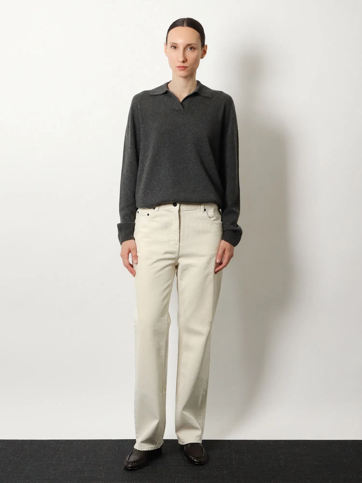 The Row Oashi Cashmere Top Sweater