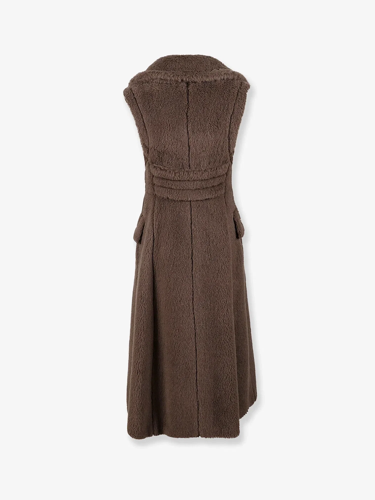 Max Mara Boario sleeveless alpaca blend coat