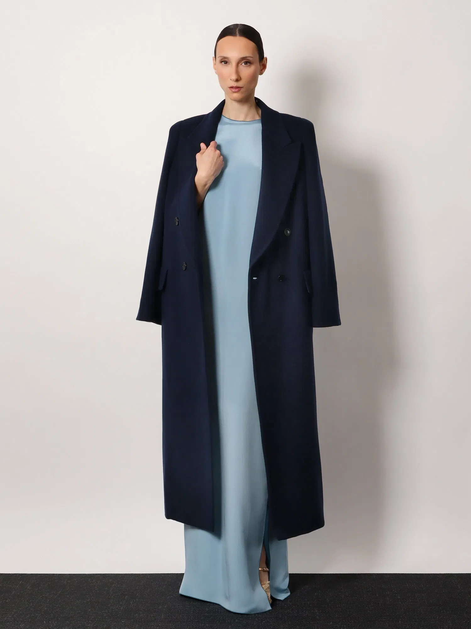Max Mara Albania 1234 Max Mara sfilata virgin wool and cashmere coat