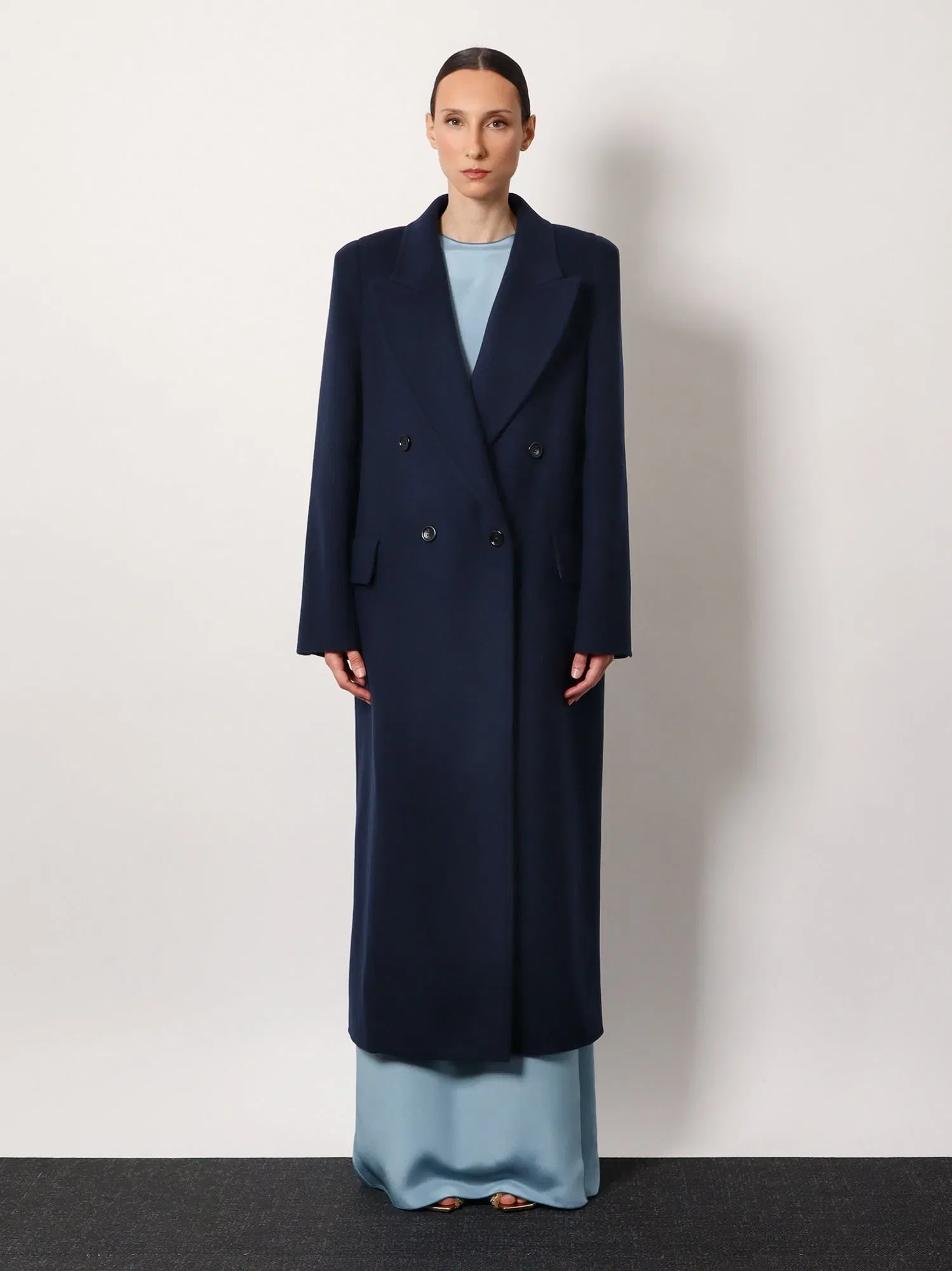 Max Mara Albania 1234 Max Mara sfilata virgin wool and cashmere coat