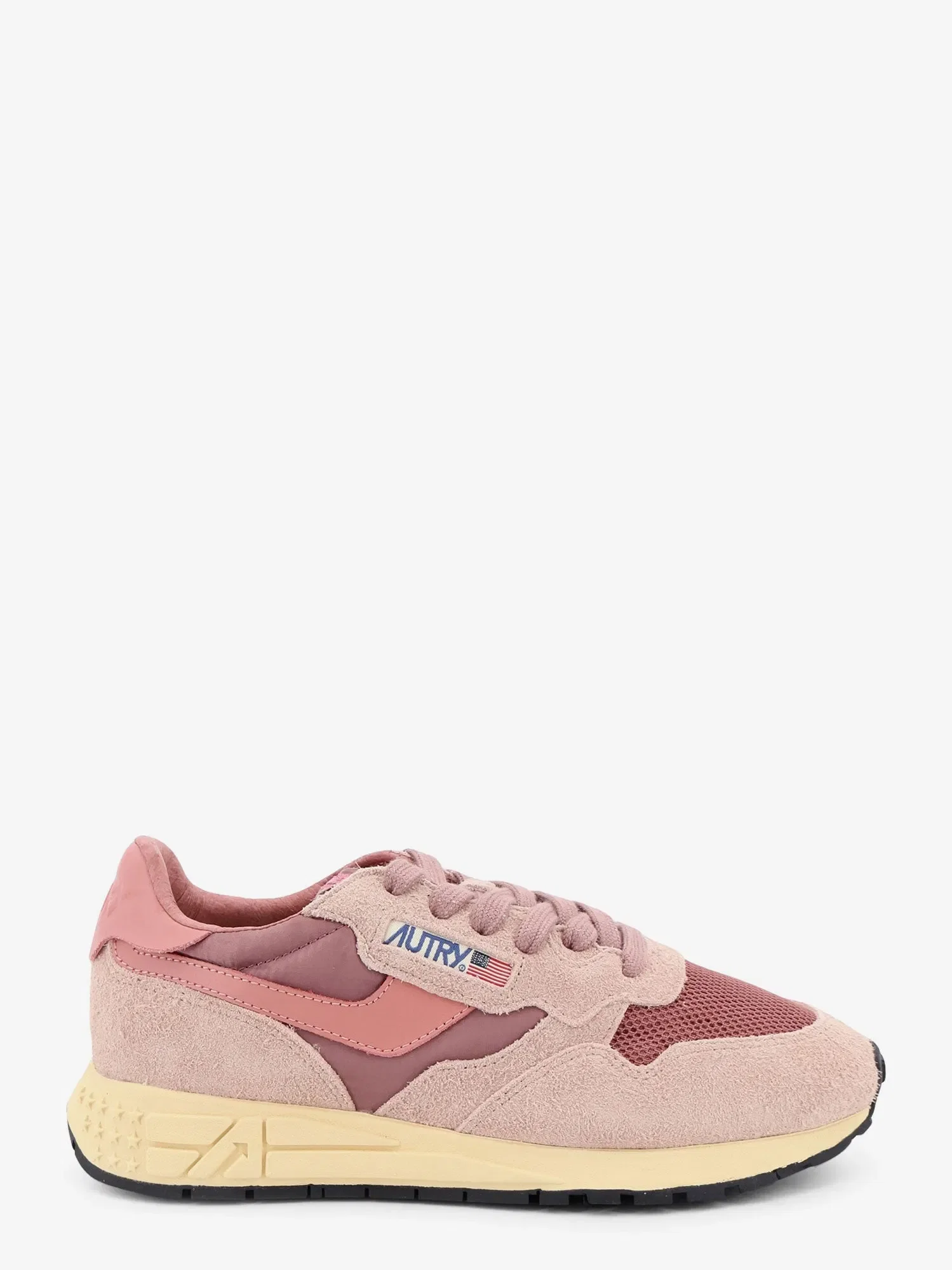 Autry Reelwind Low mesh and suede sneakers with side logo