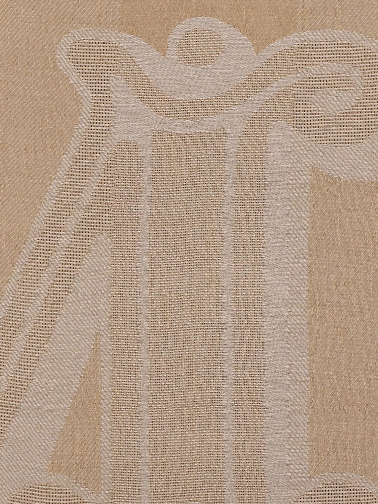 Max Mara Modal, linen and cotton blend scarf