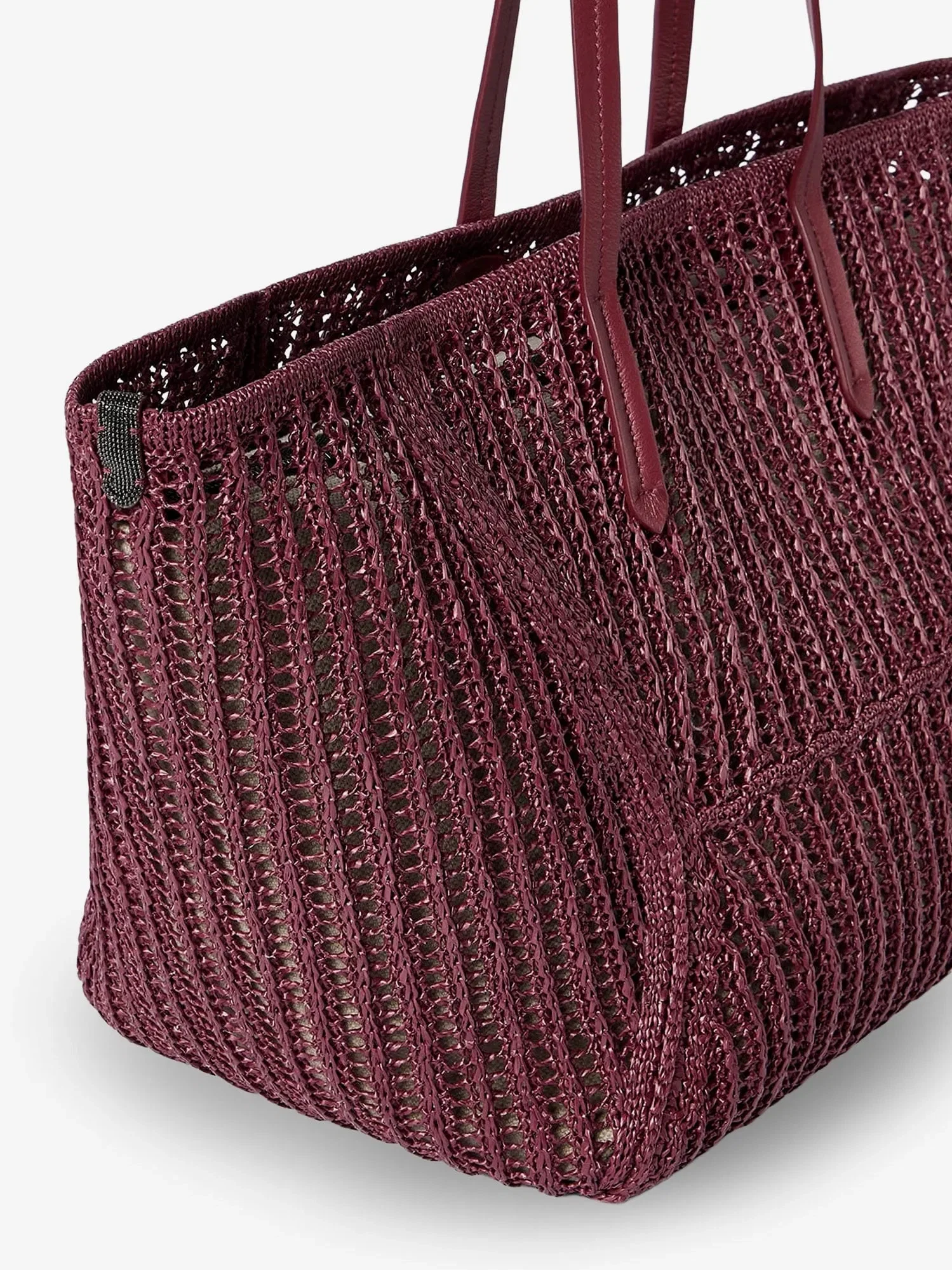 Brunello Cucinelli BC Duo raffia shoulder bag