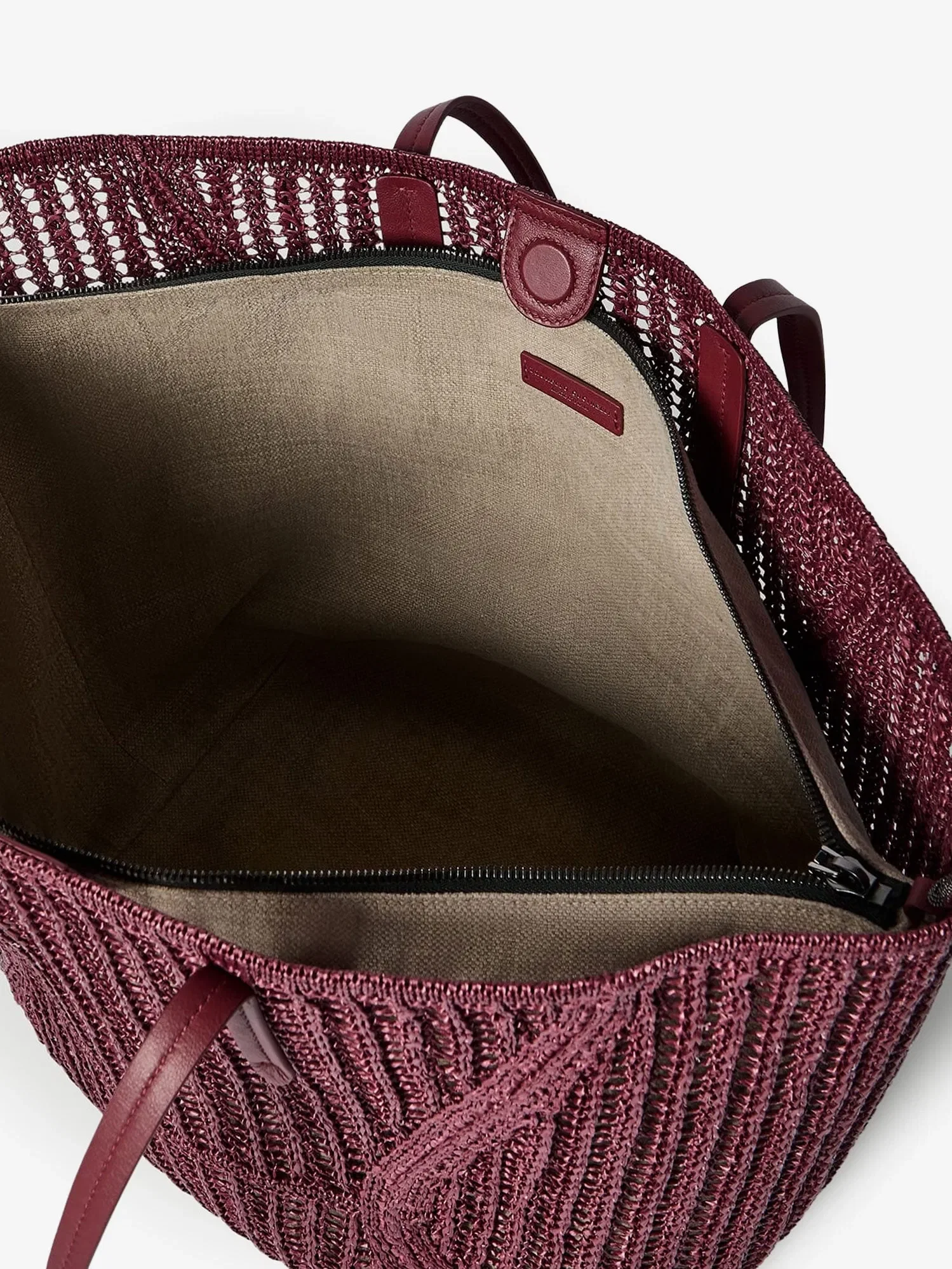 Brunello Cucinelli BC Duo raffia shoulder bag