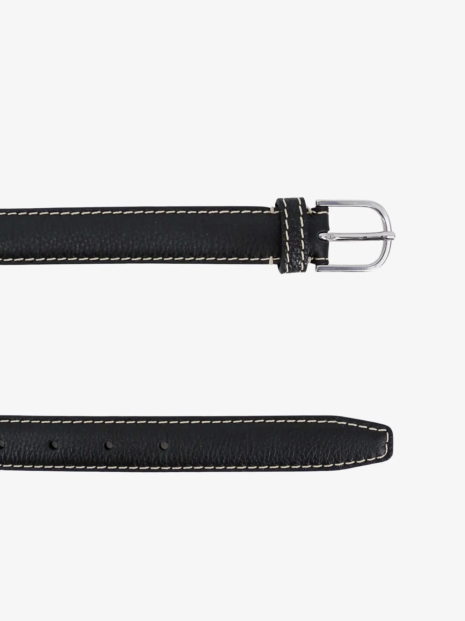 TOTEME Slim Grained leather belt