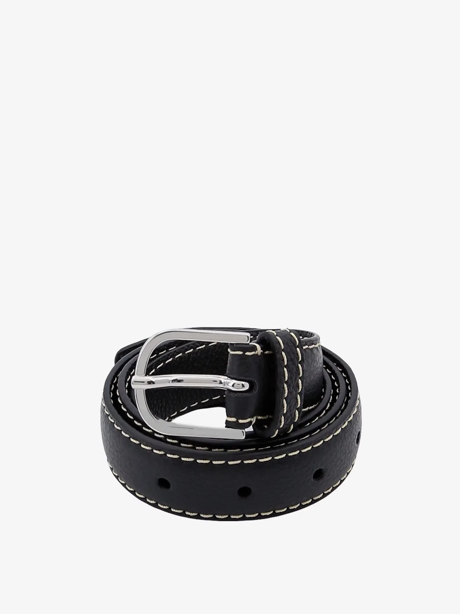 TOTEME Slim Grained leather belt