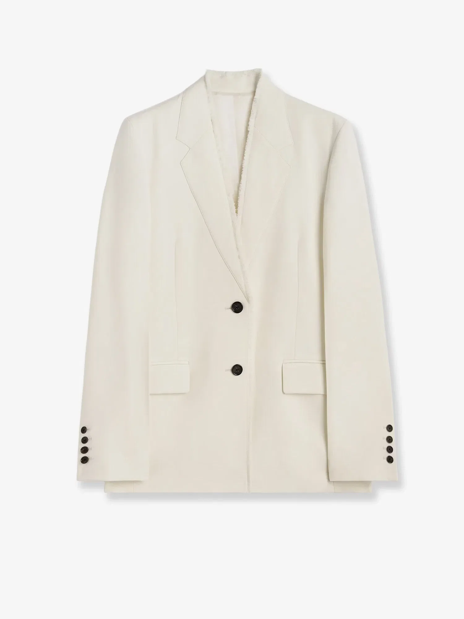 TOTEME Raw lapel blazer
