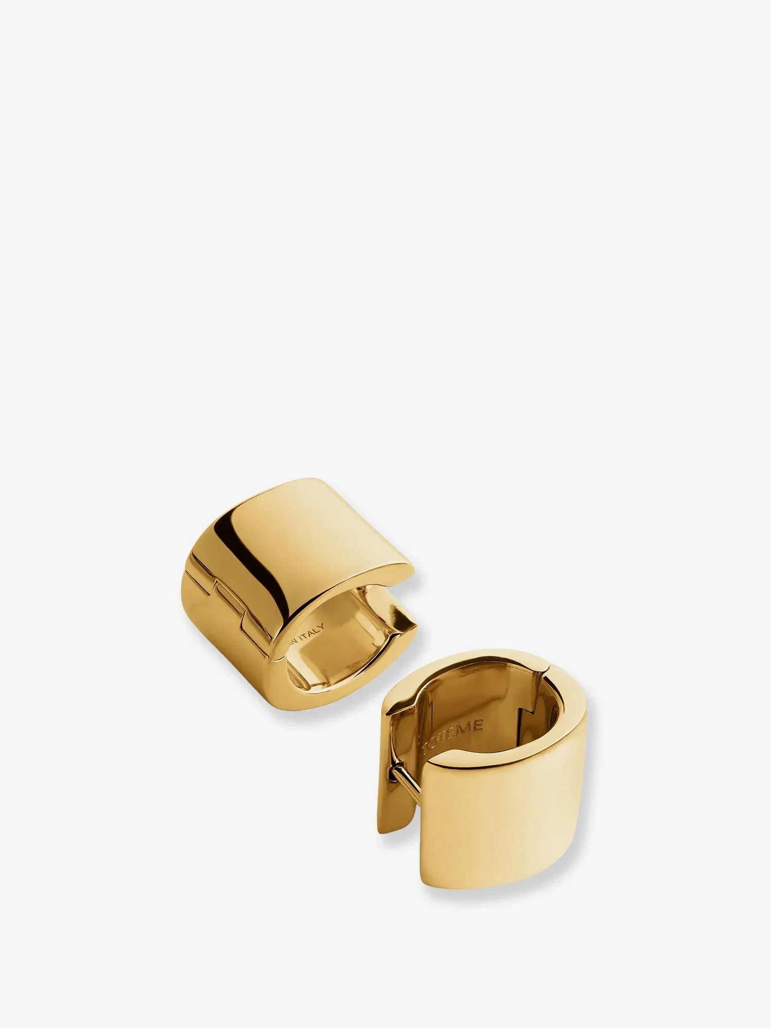 TOTEME Brass Huggie Earrings