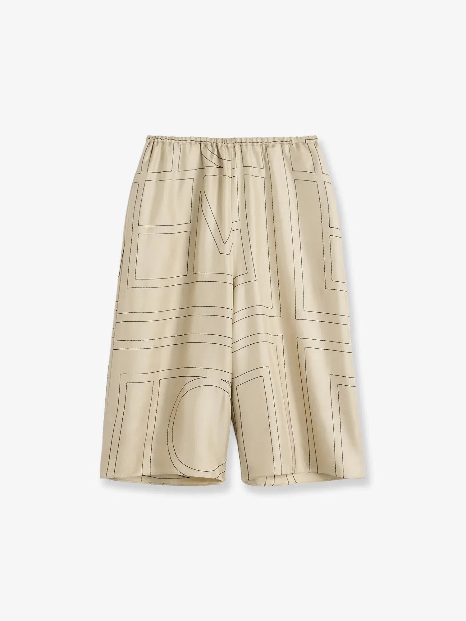 TOTEME Organic silk bermuda shorts