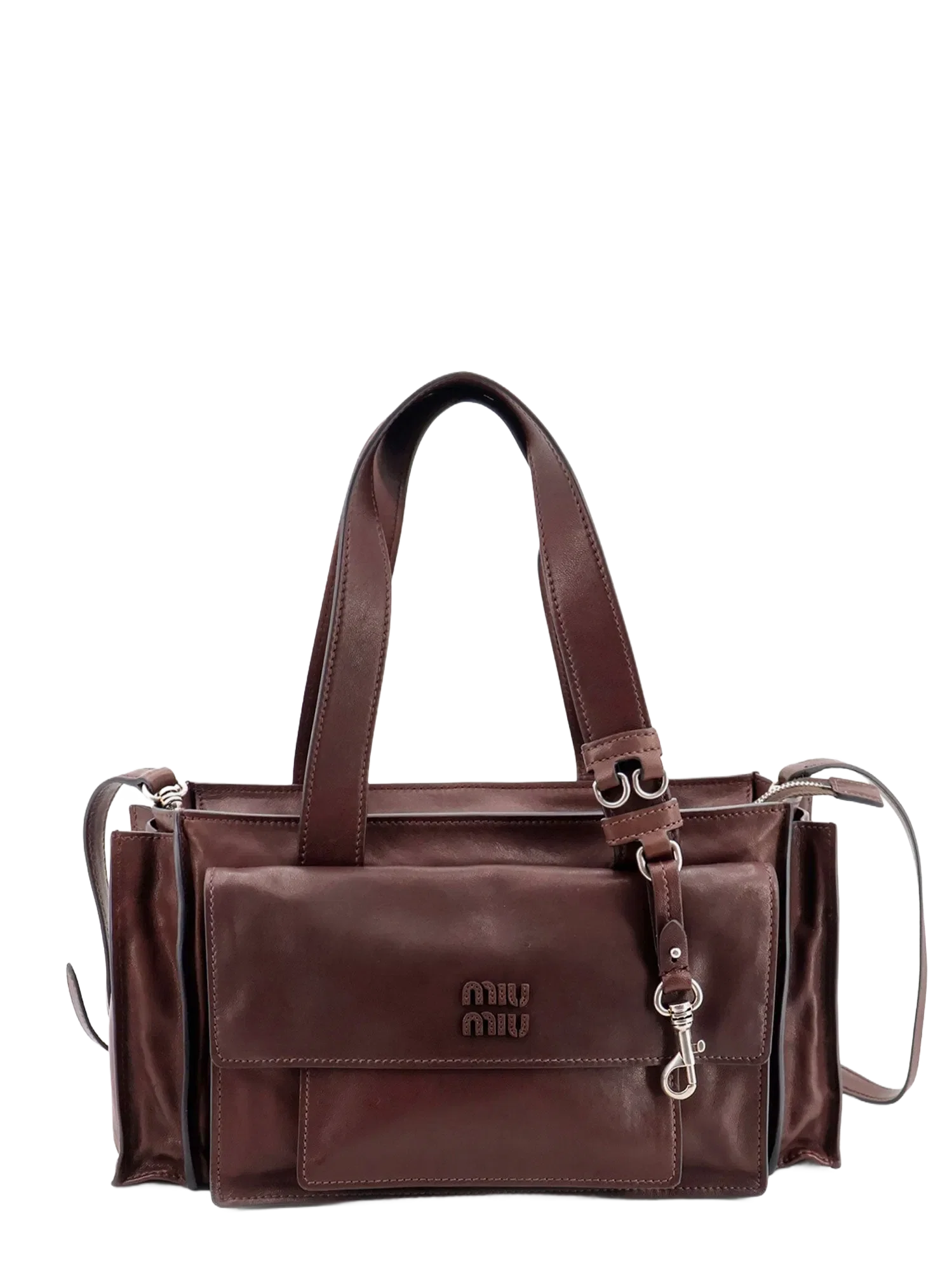 Miu Miu Utilitaire leather crossbody bag