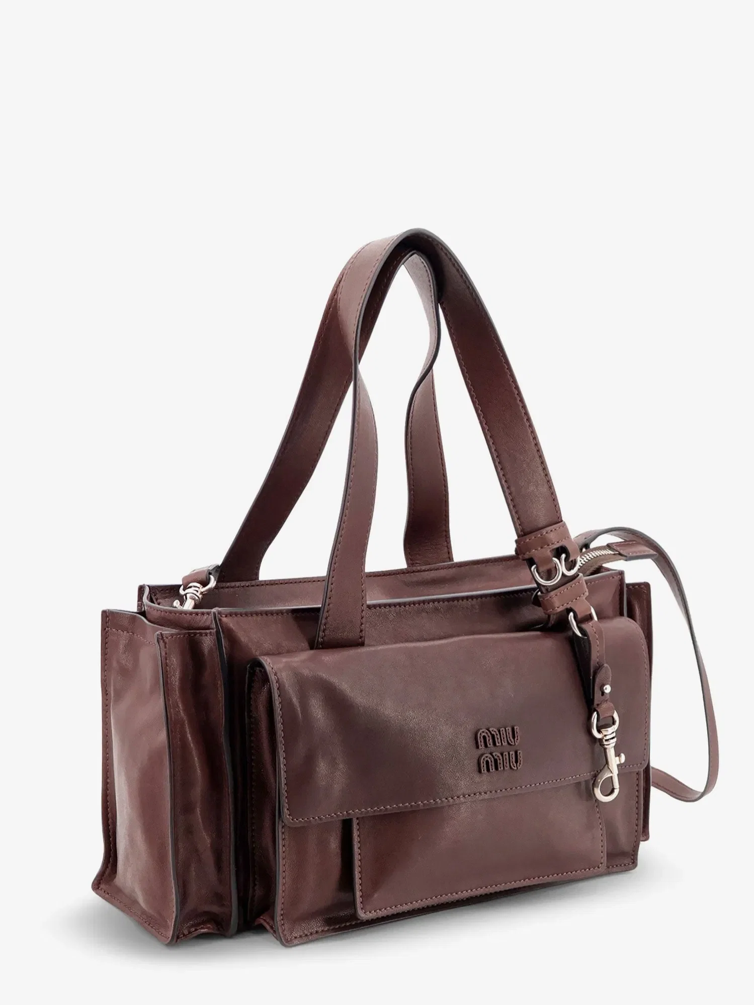 Miu Miu Utilitaire leather crossbody bag