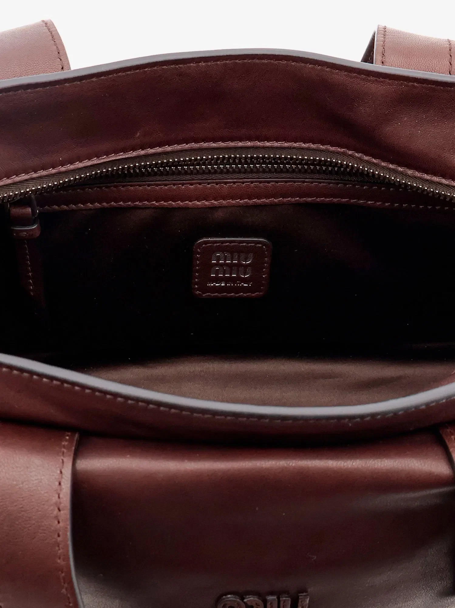 Miu Miu Utilitaire leather crossbody bag