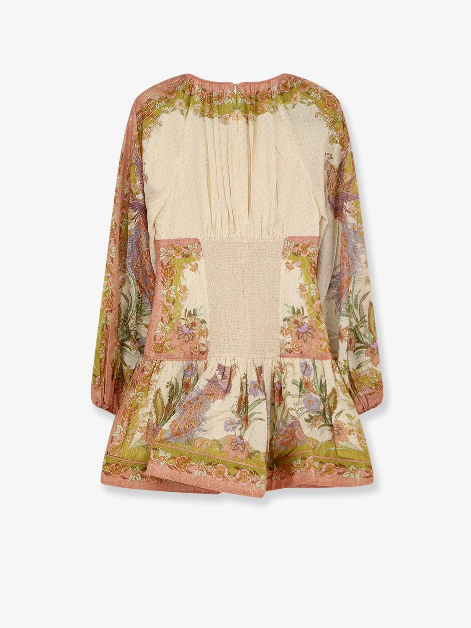 ZIMMERMANN Indra cotton and silk mini dress
