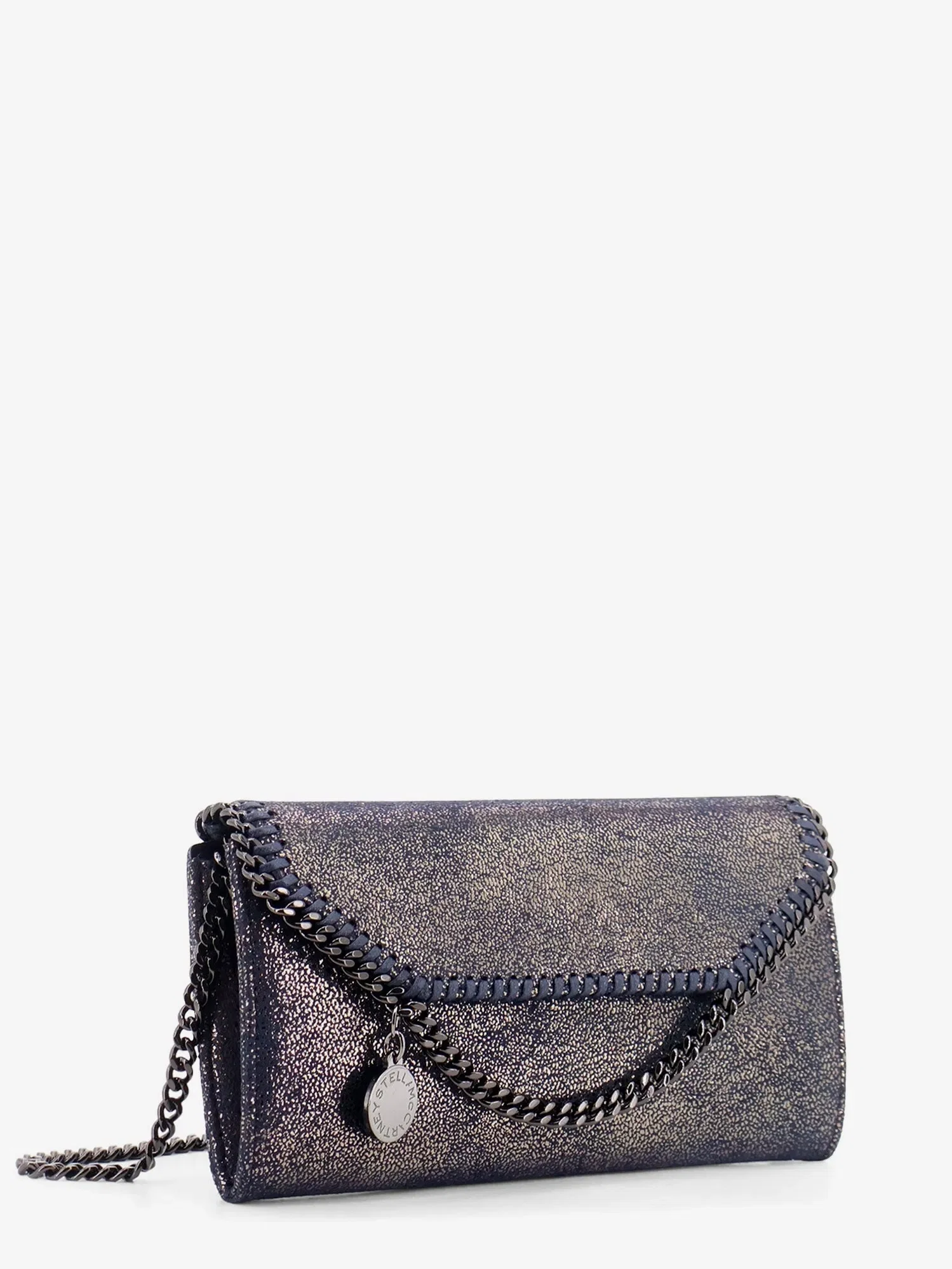 Stella McCartney Falabella Shaggy Deer fabric wallet