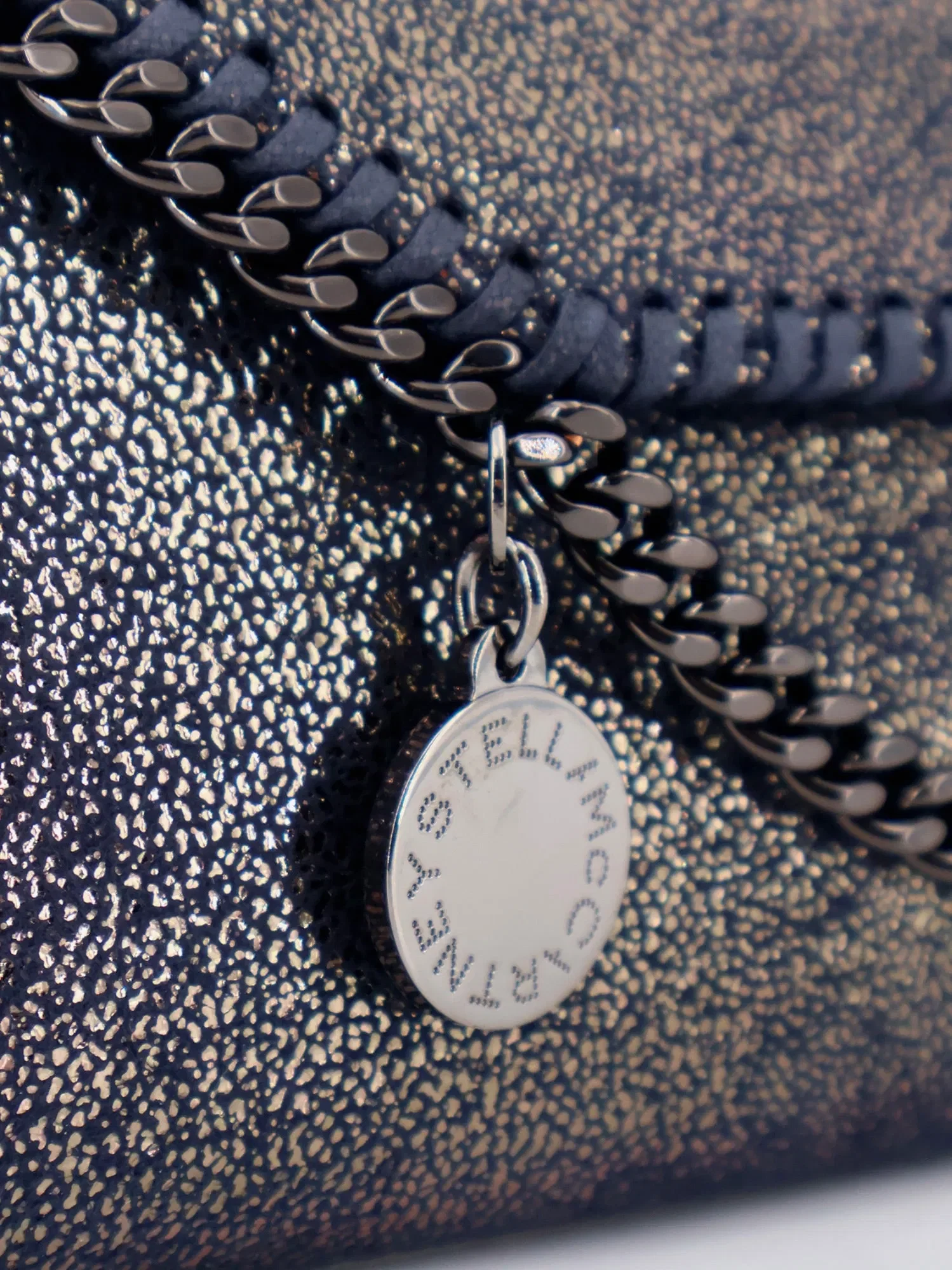 Stella McCartney Falabella Shaggy Deer fabric wallet