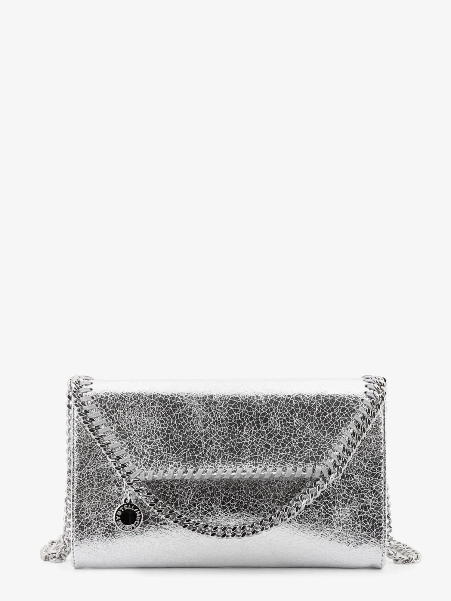 Stella McCartney Falabella metallic fabric crossbody bag