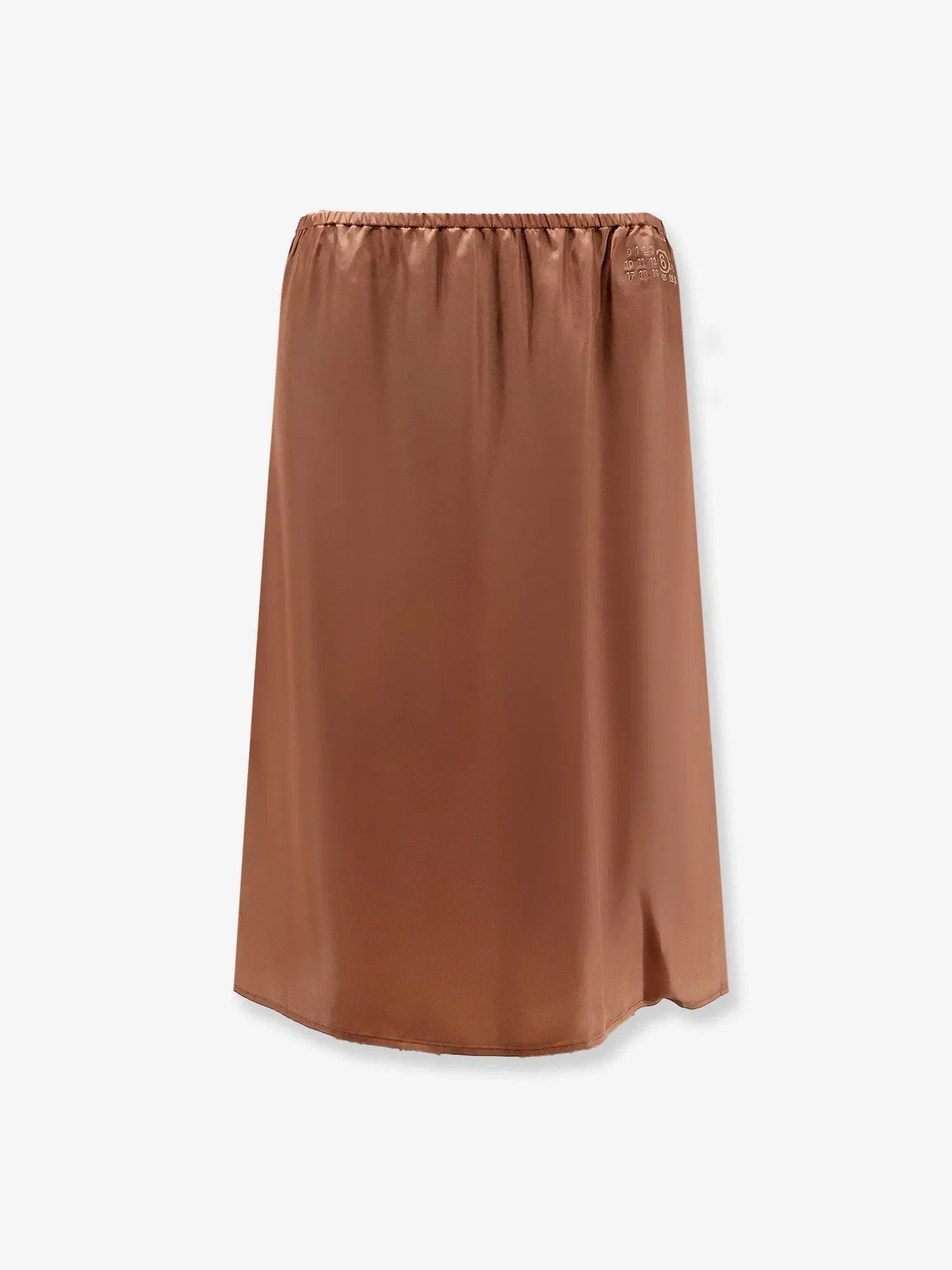 MM6 Maison Margiela Cupro blend midi skirt