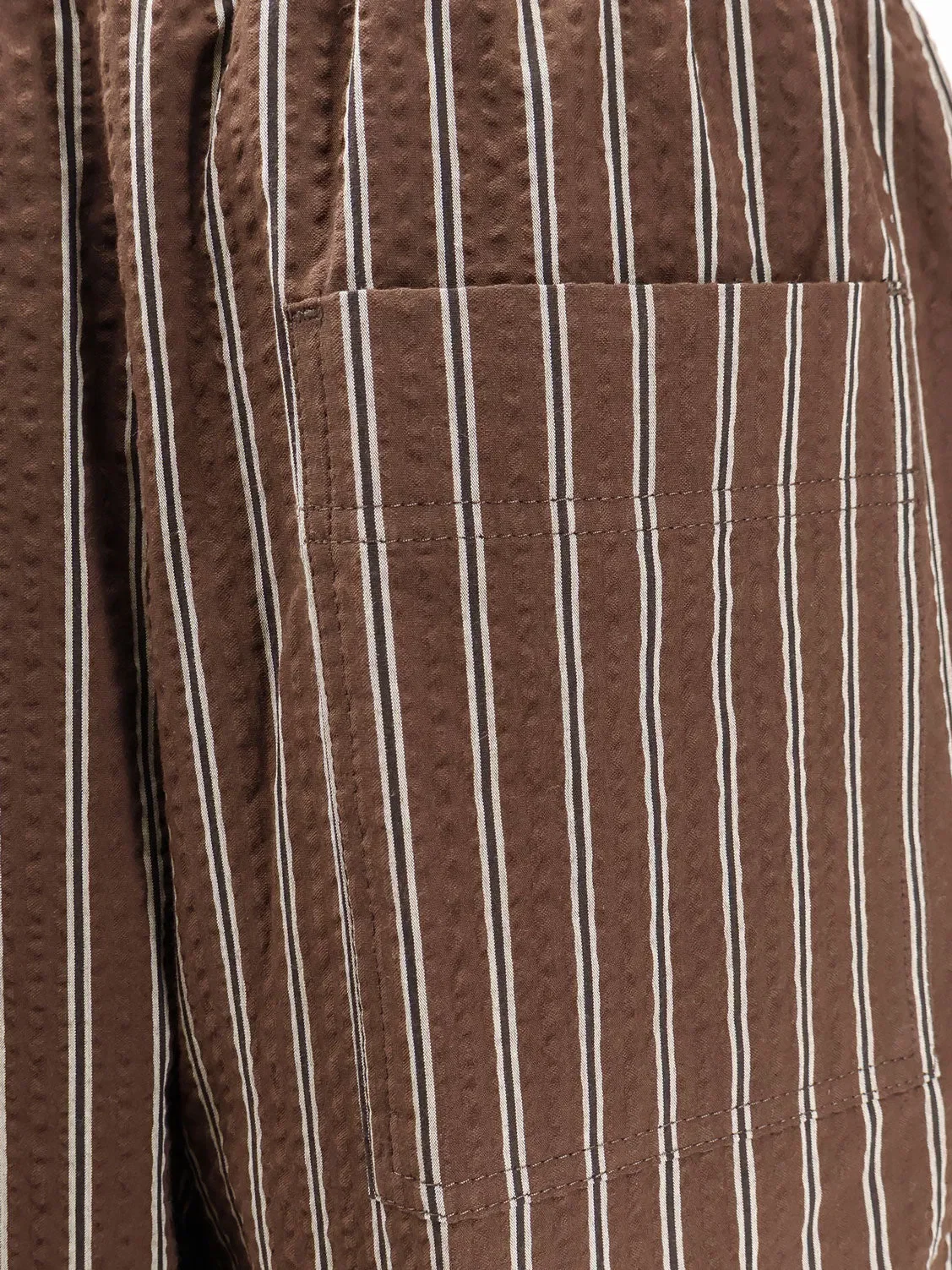 Closed Wynston striped cotton trousers