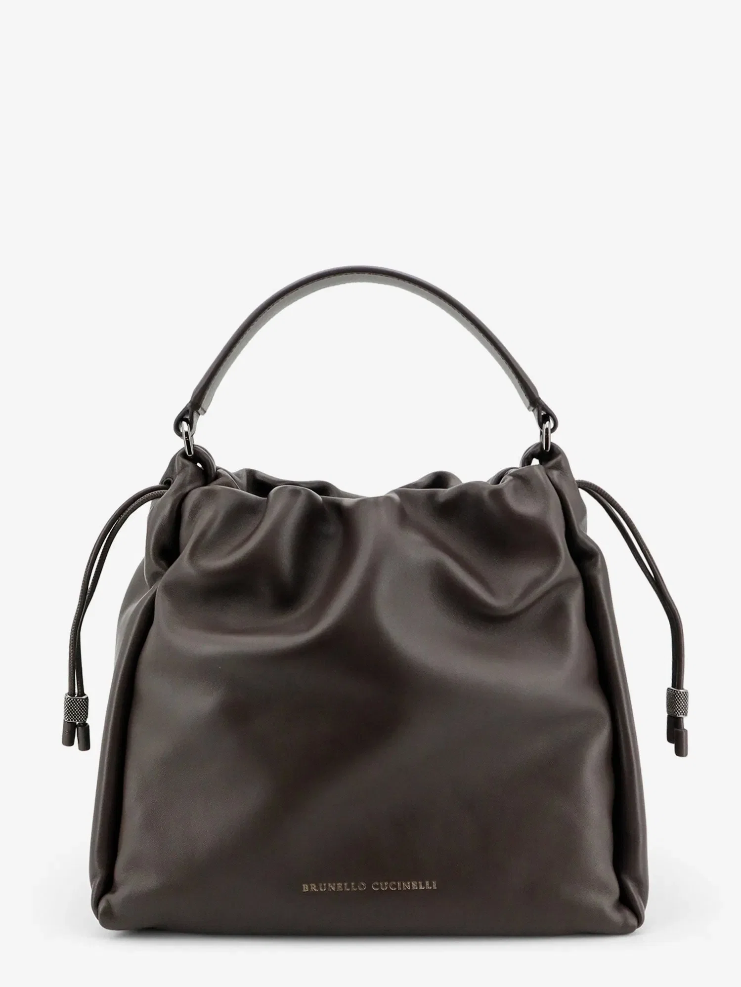 Brunello Cucinelli Bucket Mellow leather shoulder bag