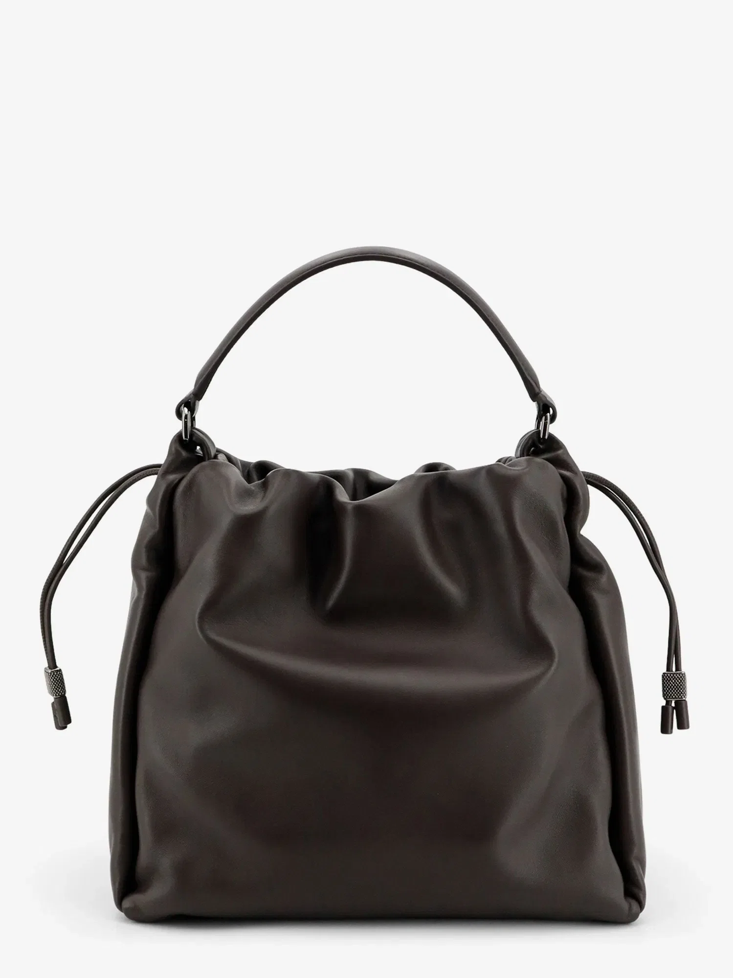 Brunello Cucinelli Bucket Mellow leather shoulder bag