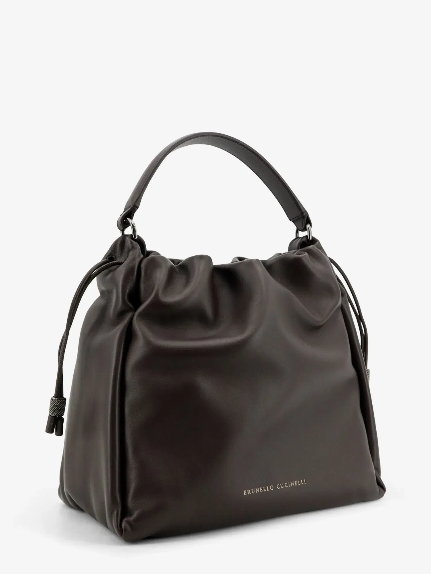 Brunello Cucinelli Bucket Mellow leather shoulder bag