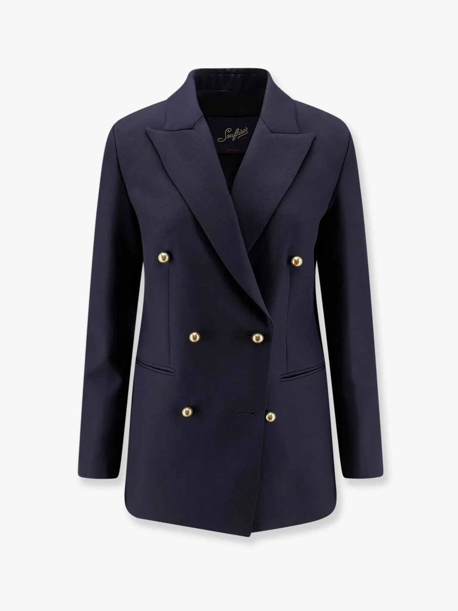 Seafarer Berry virgin wool blazer