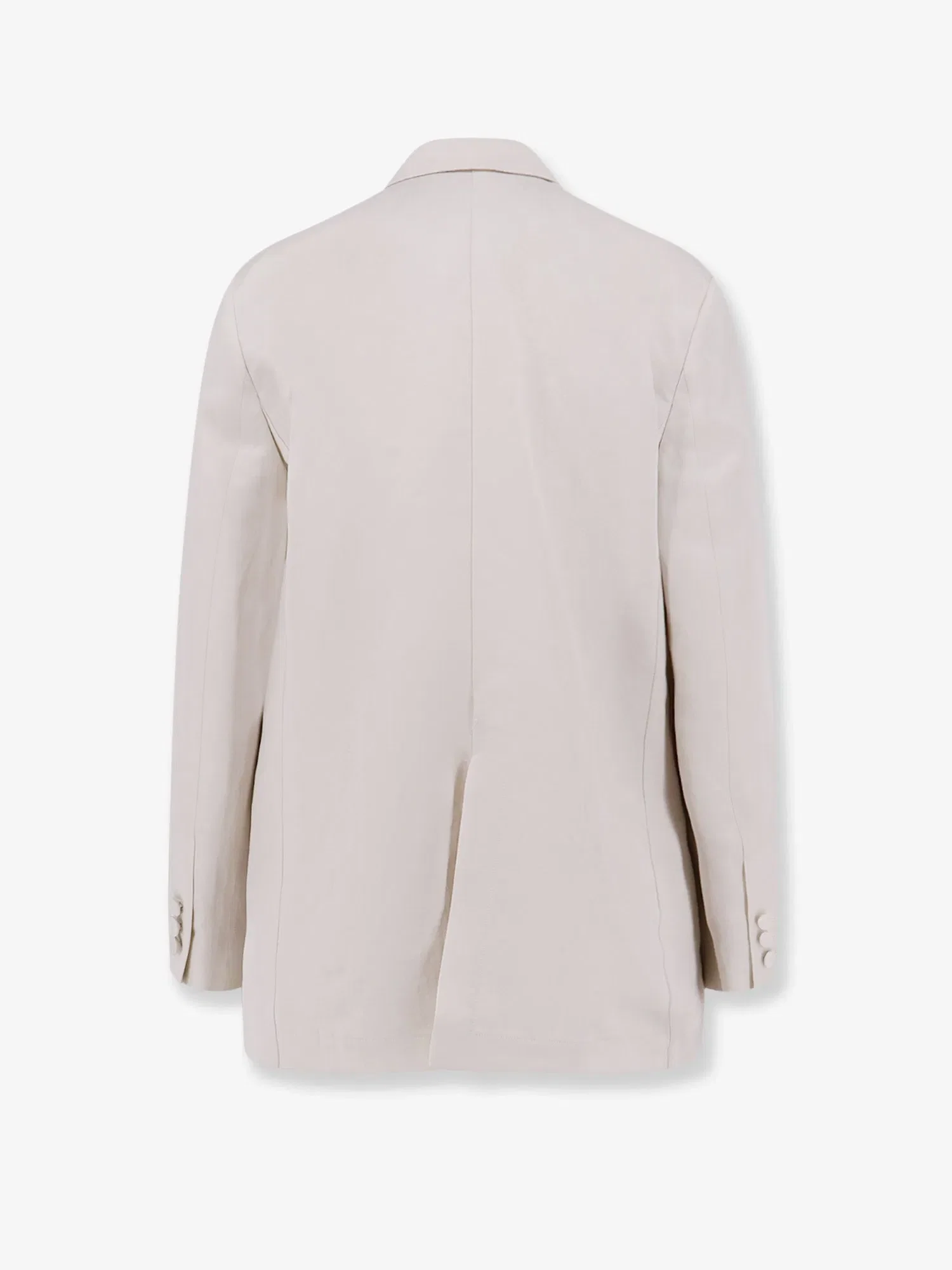 Alysi Double-breasted lyocell and linen blazer