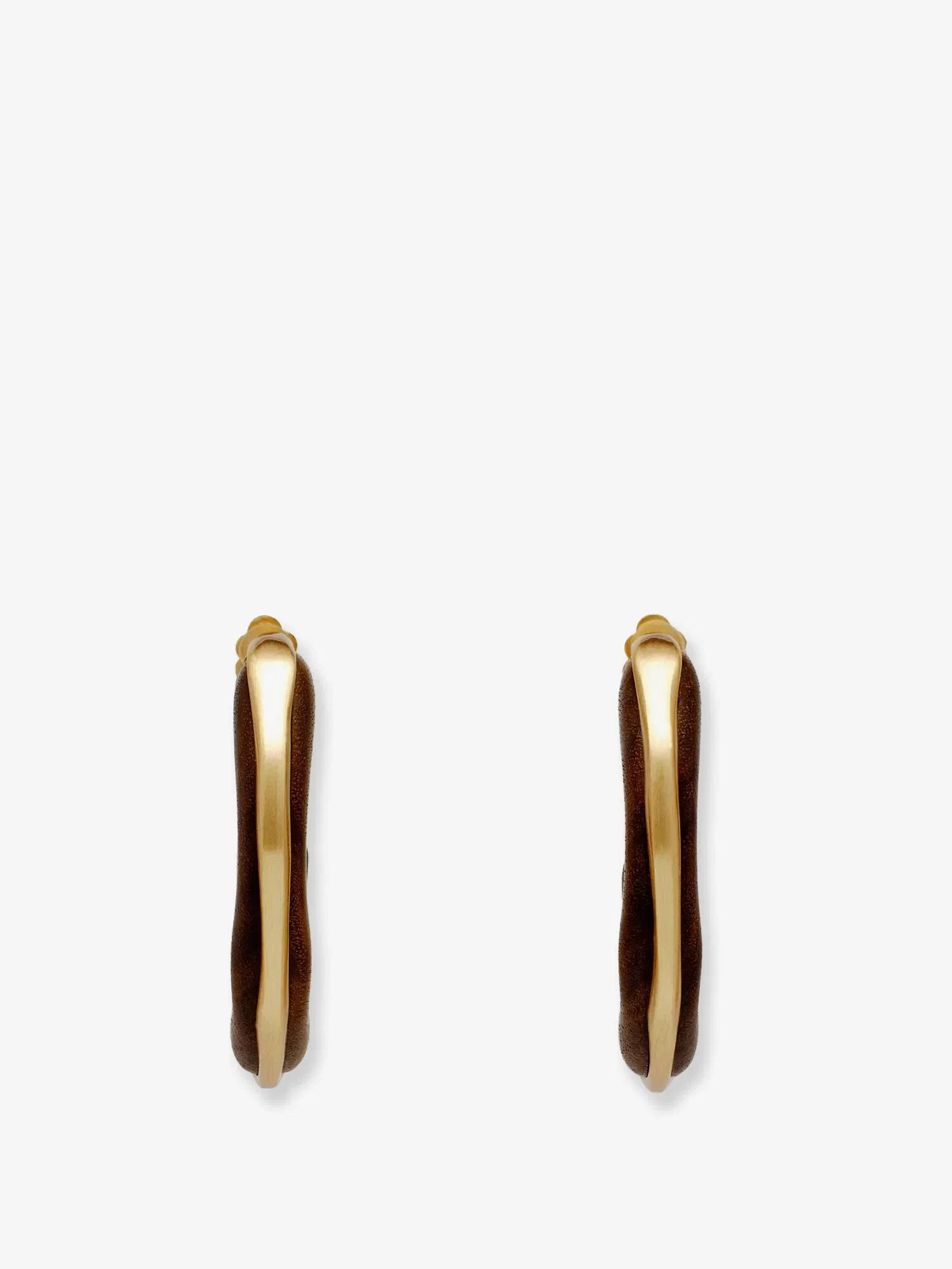 Cult Gaia Madeira natural wood earrings