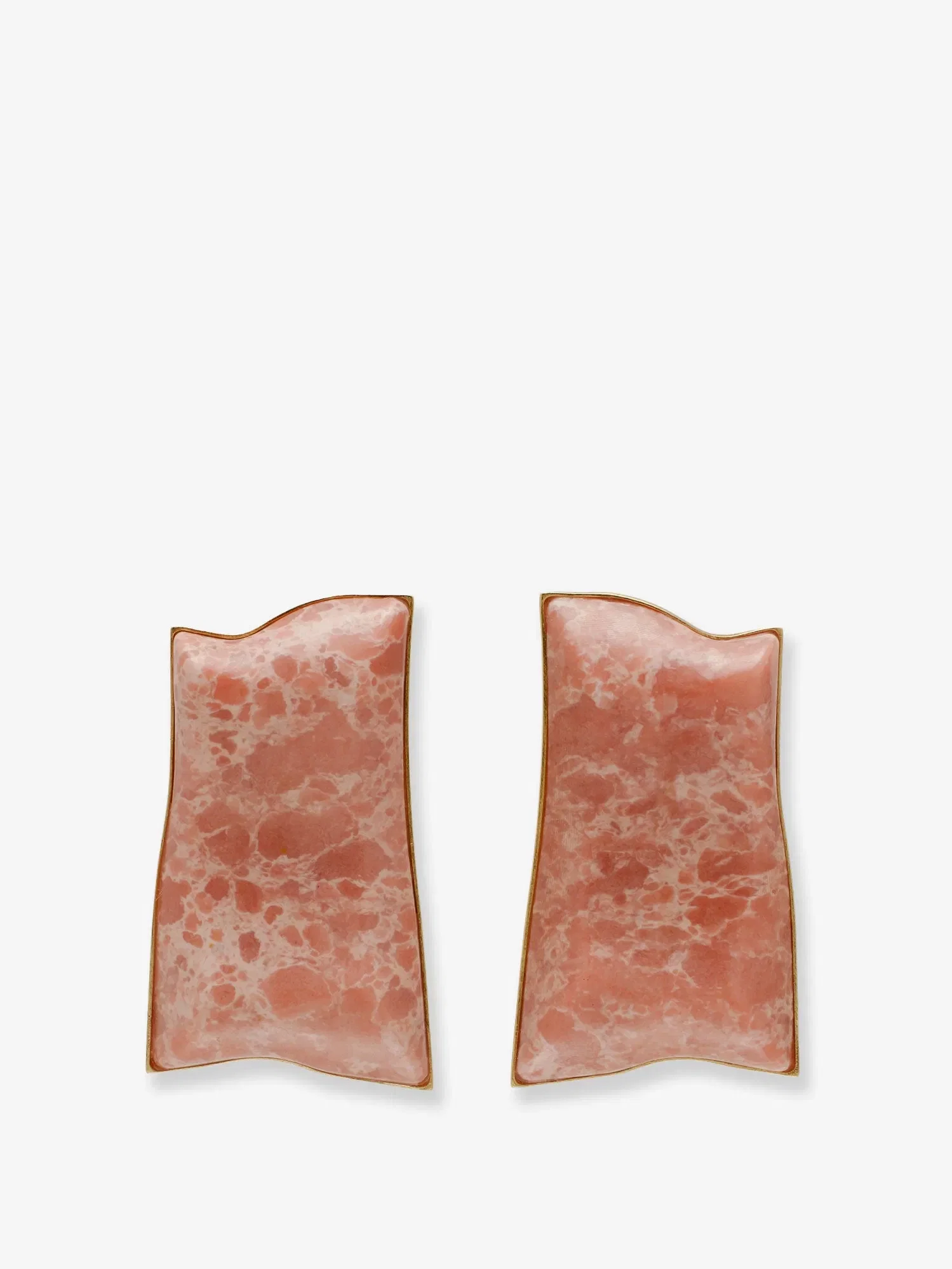 Cult Gaia Alaya stone-effect resin earrings