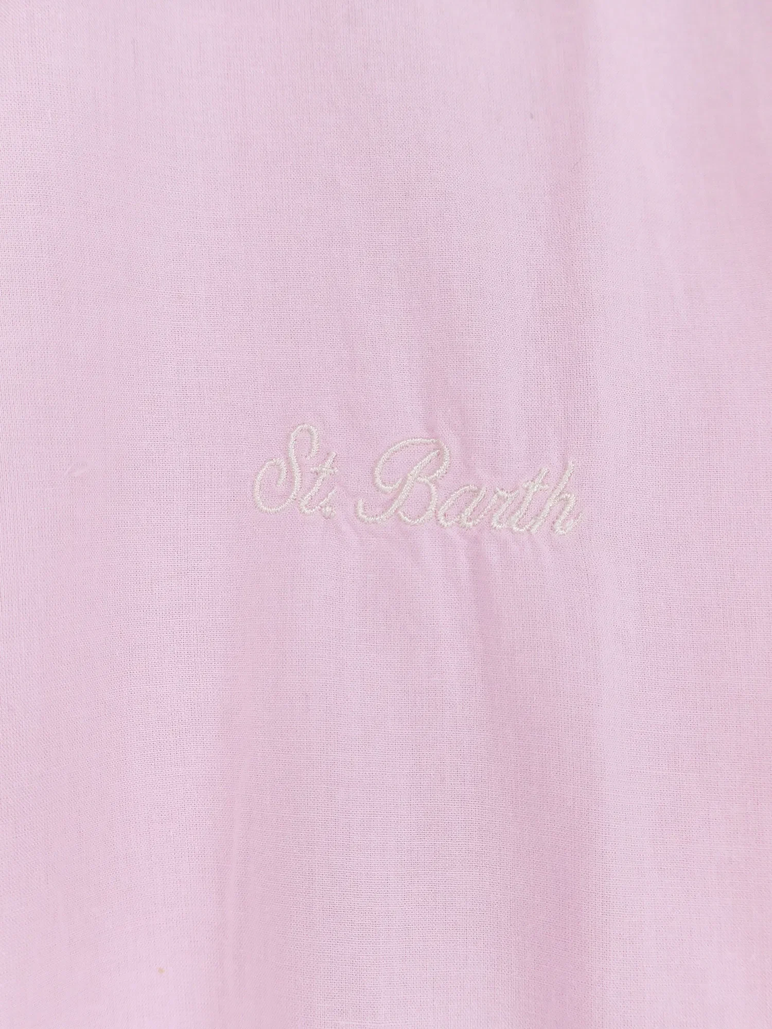 MC2 Saint Barth Cotton shirt with front embroidered logo