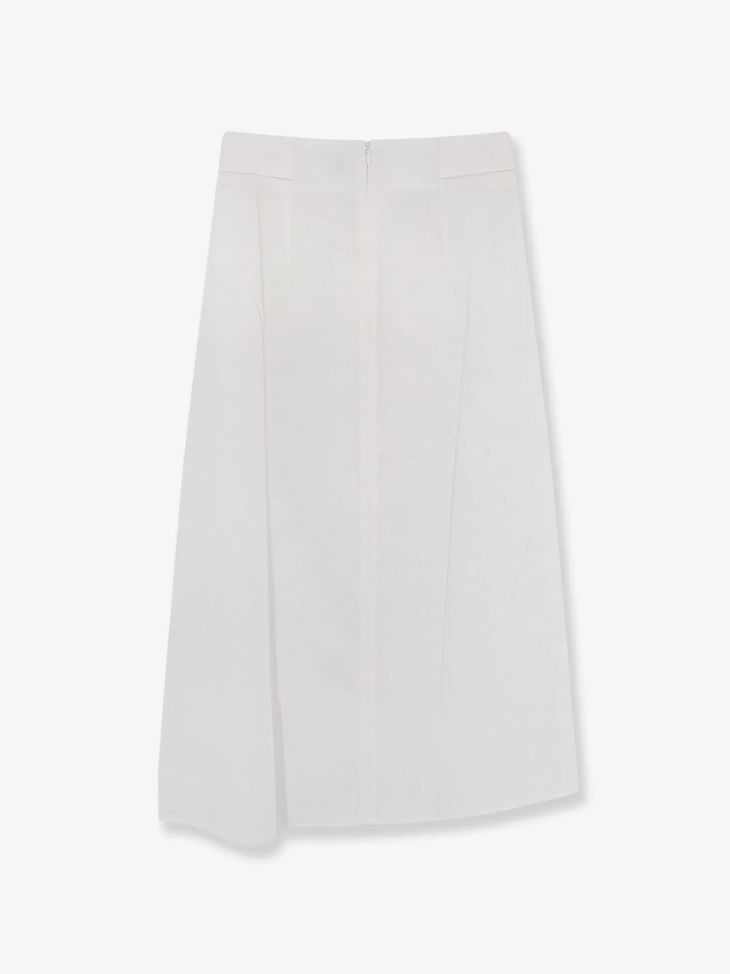 TOTEME Tie-Waist cotton and linen skirt