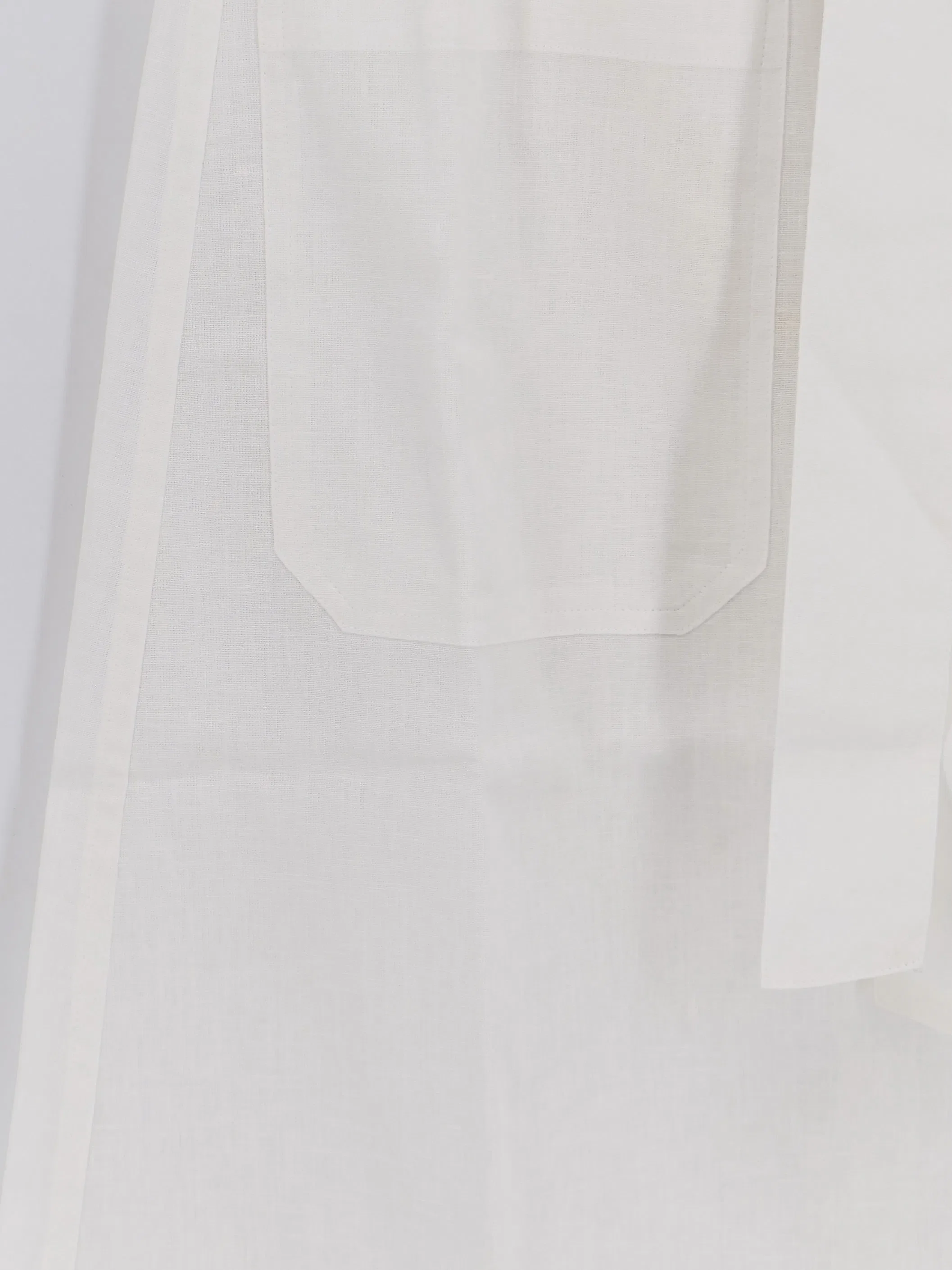 TOTEME Tie-Waist cotton and linen skirt