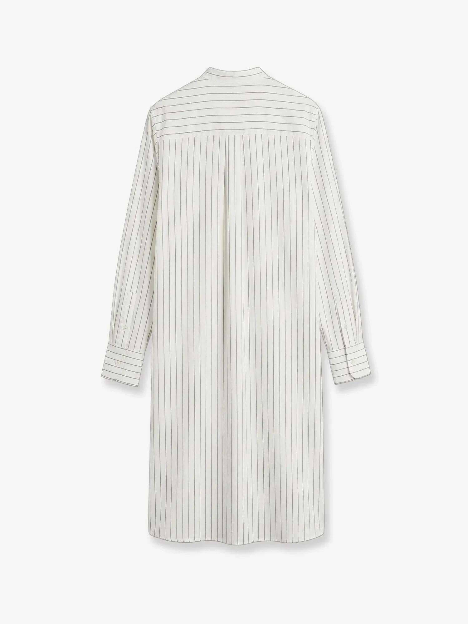 TOTEME Striped Summer viscose, silk and cotton dress