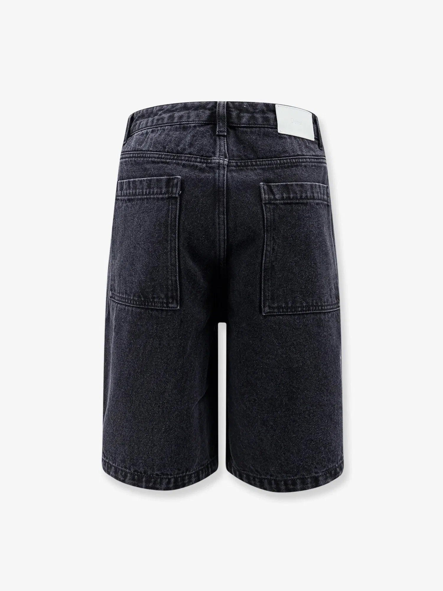 DUNST Back denim bermuda shorts
